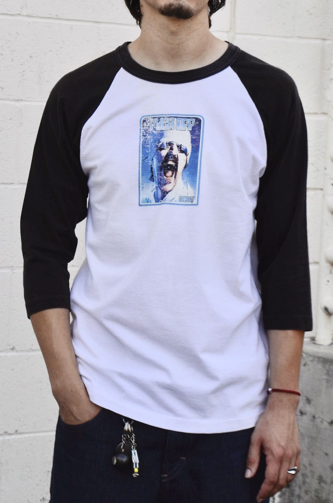 Vintage VTG 90’s Deadly Scorpions Parody 3/4 Sleeve Graphic Shirt Size US L / EU 52-54 / 3 - 1 Thumbnail