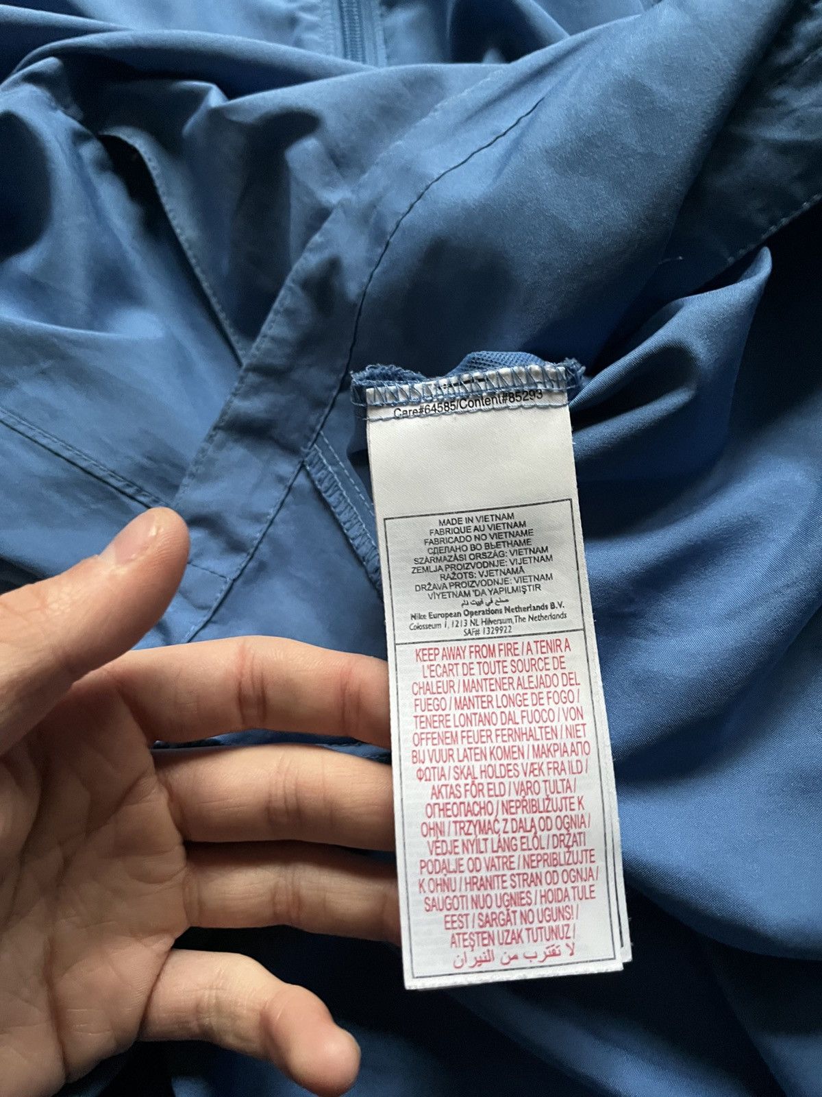 Nike Vintage Nike Drill Track Jacket Nylon Mini Swoosh Y2K USA Size US S / EU 44-46 / 1 - 8 Thumbnail