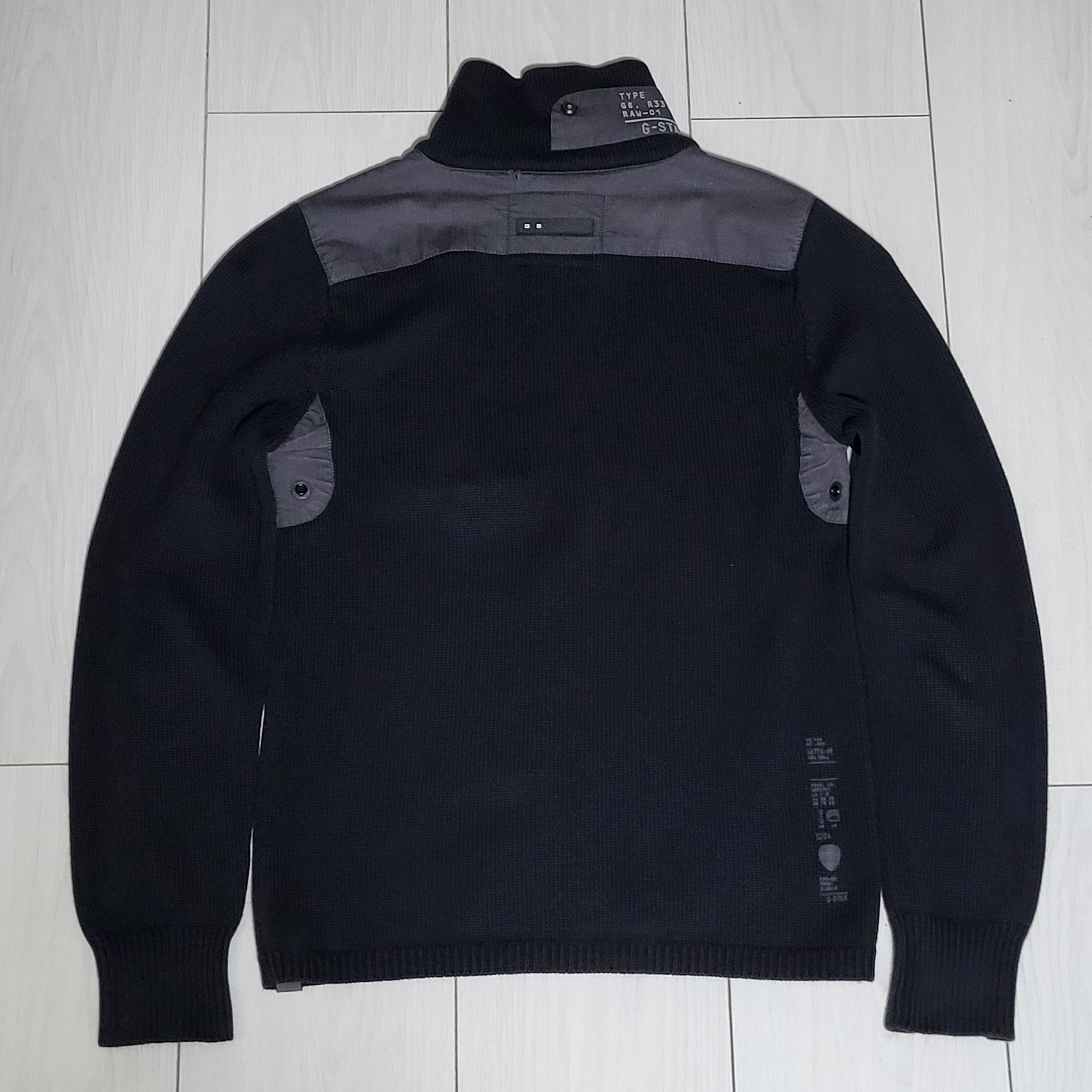 G-Star G-Star Raw Y2K Black Full Zip Knit Sweater Jacket Size M Size US M / EU 48-50 / 2 - 6 Thumbnail