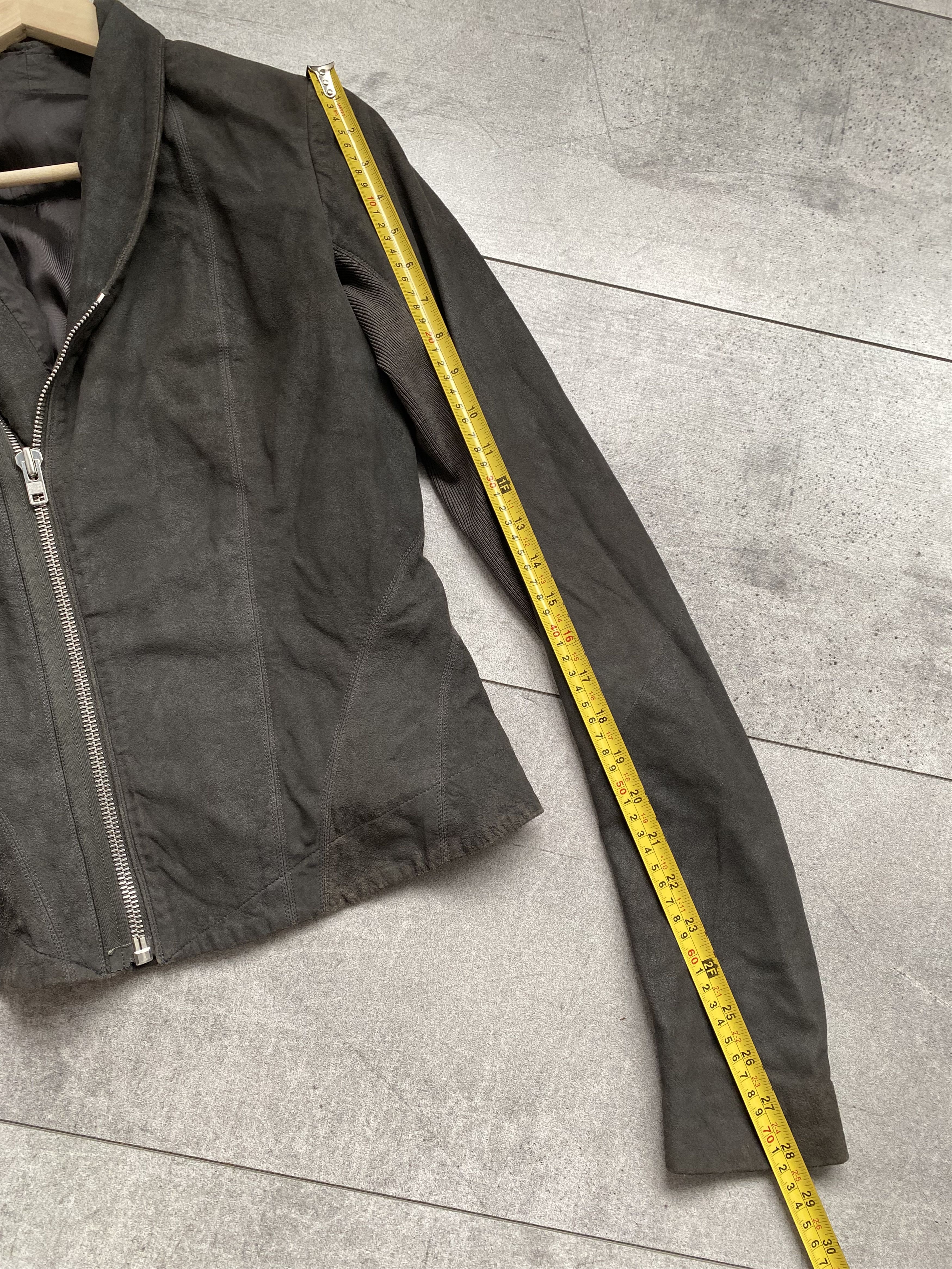 Rick Owens Rick Owens Princess Shawl-Collar Leather DRKSHDW UK10 / US8 Size L / US 10 / IT 46 - 22 Thumbnail