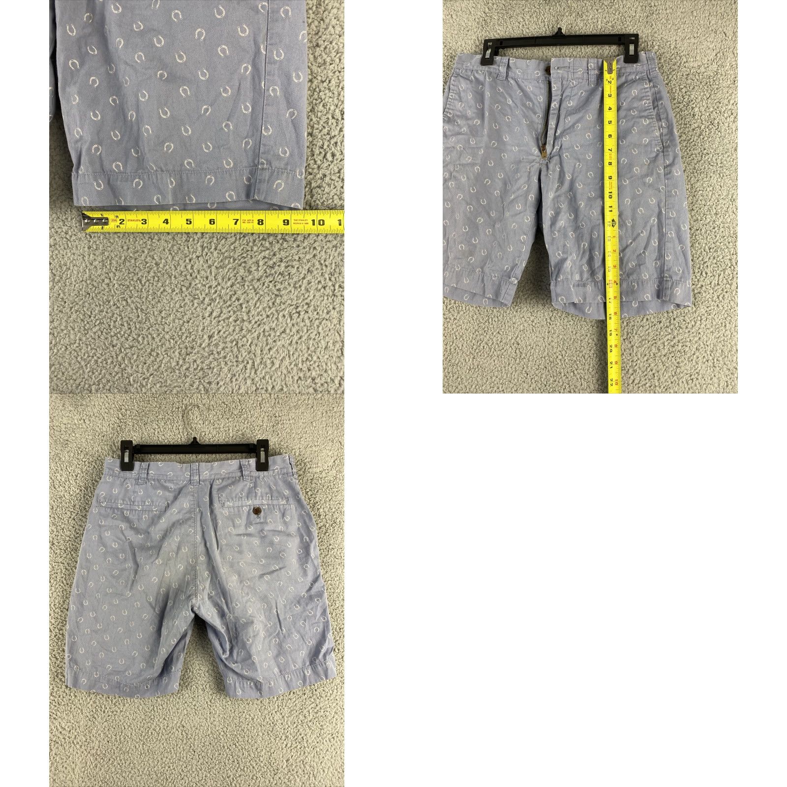 J.Crew J. Crew Men's Short 31W Reade Chino Walking Shorts Teal 37-29 Size US 31 - 8 Thumbnail
