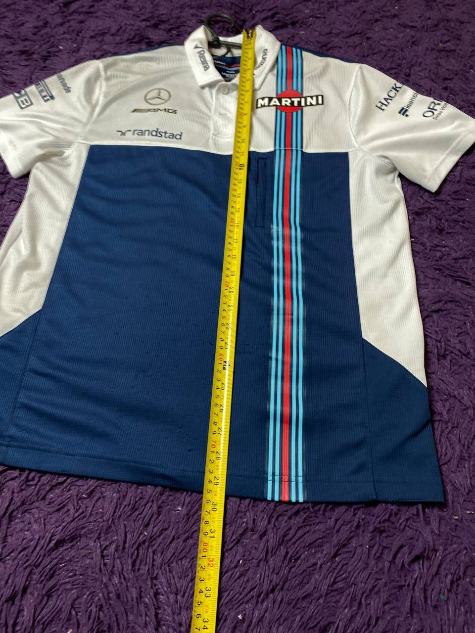 Hackett Hackett Mercedes Amg Martini Racing Polo Shirt Size L Size US L / EU 52-54 / 3 - 15 Thumbnail