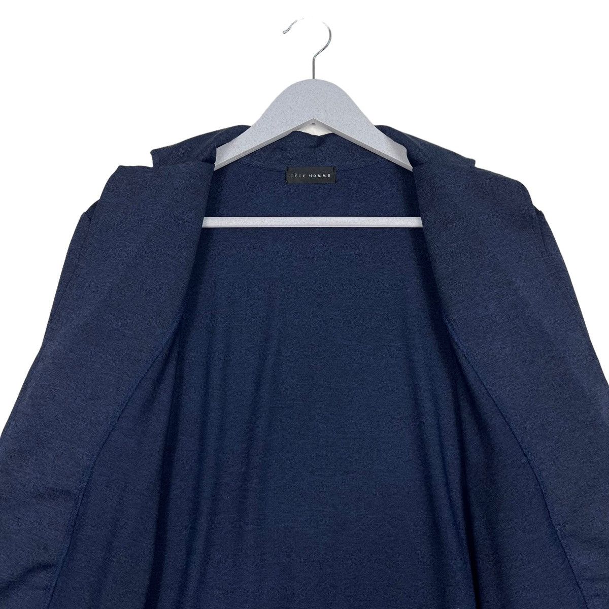 Issey Miyake 🔥 NAVY BLUE TETE HOMME CARDIGAN JACKET Size US M / EU 48-50 / 2 - 12 Thumbnail