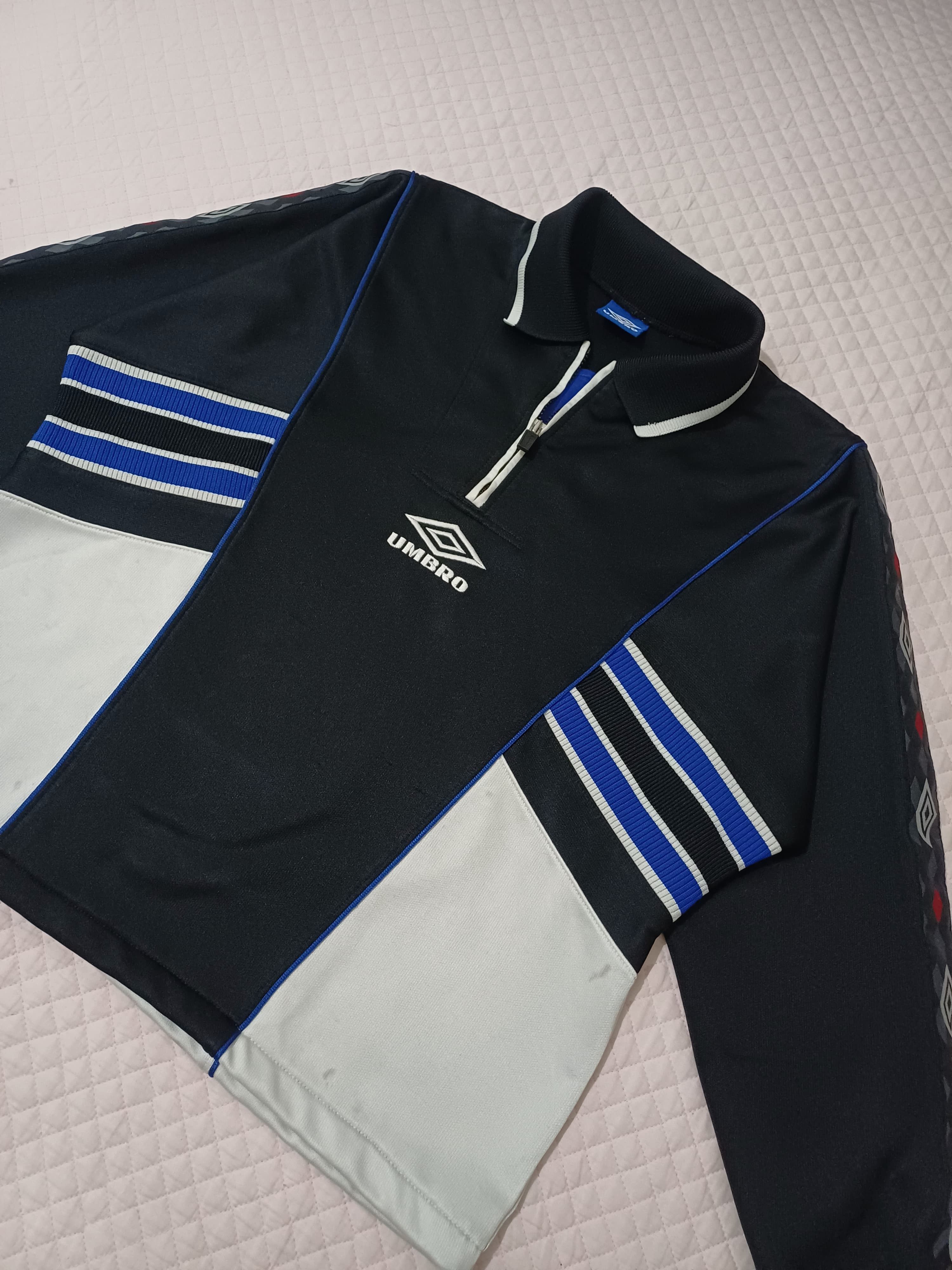 Umbro Umbro 90's Jersey Track Jacket Half Zip Size US L / EU 52-54 / 3 - 4 Thumbnail