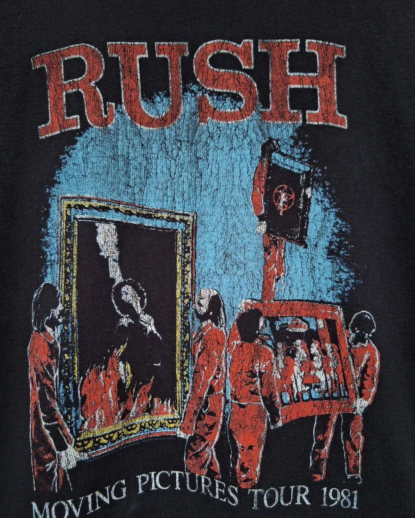 Vintage Vintage Rush 00s album moving picture not oasis deftones Size US XL / EU 56 / 4 - 2 Thumbnail