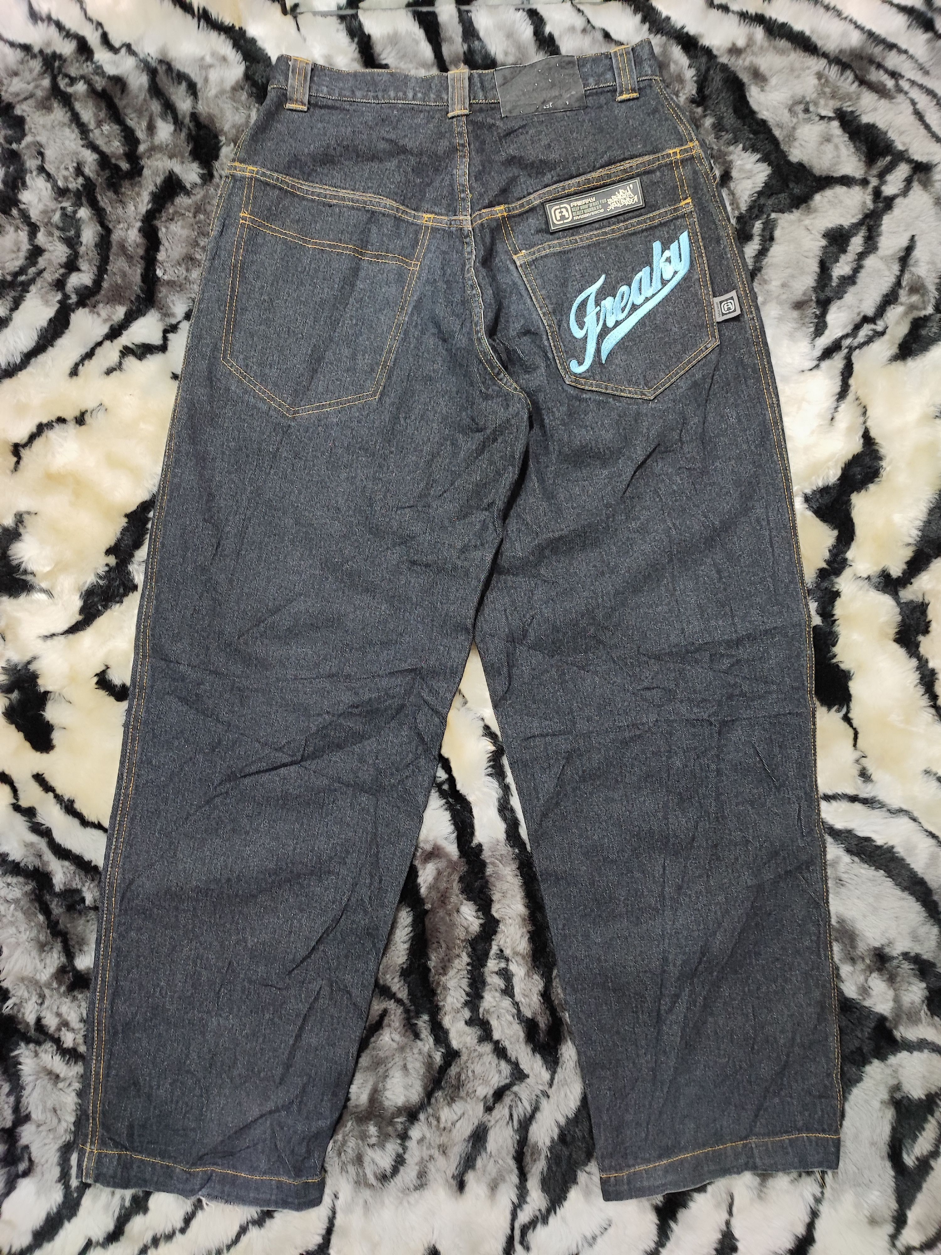 Massive Baggy Skater Pants Freaky Massive Denim Size US 30 / EU 46 - 17 Thumbnail