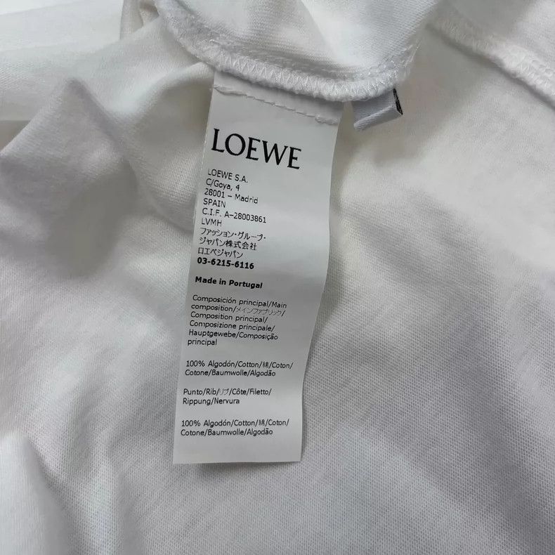 Loewe loewe White balloon flower embroidered logo short sleeve 25 Size US XS / EU 42 / 0 - 6 Thumbnail