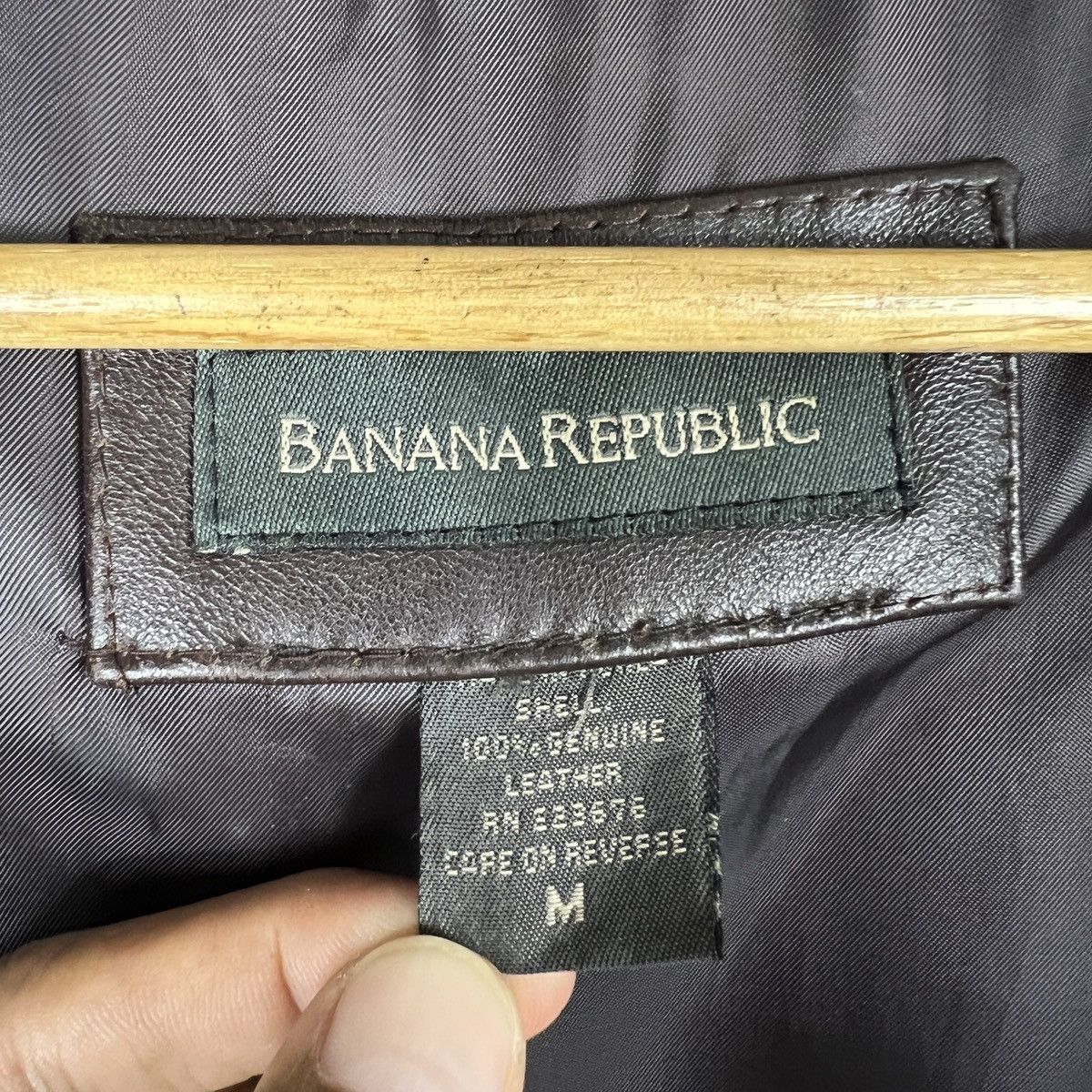 Banana Republic 🔥 RARE 80s-90s VINTAGE BANANA REPUBLIC LEATHER JACKET Size US M / EU 48-50 / 2 - 10 Thumbnail