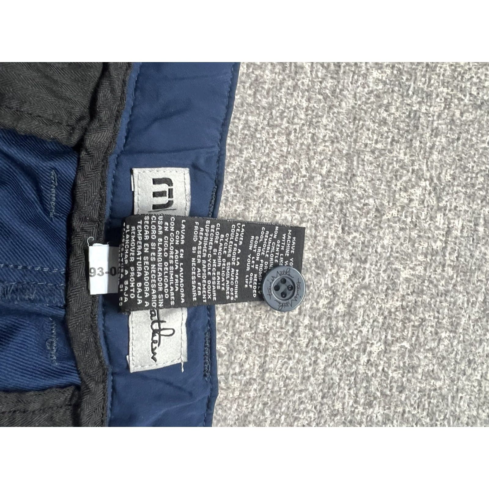 TravisMathew Travis Mathew Street Art Golf Shorts Men’s 38 Navy Blue Size US 38 / EU 54 - 7 Thumbnail