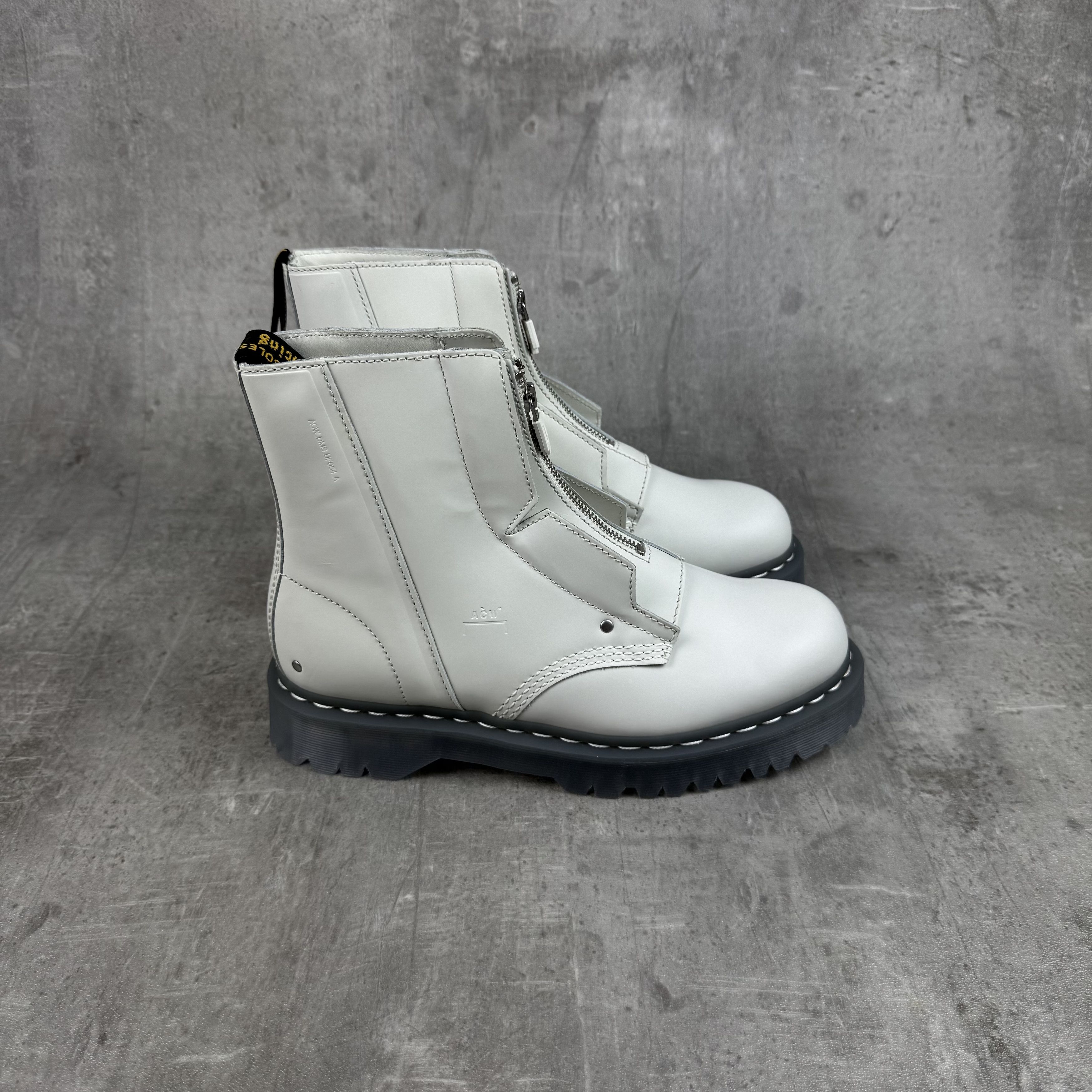 A-COLD-WALL* × Dr. Martens A COLD WALL ACW X DR DOC MARTENS B1460 BEX Boots Grey Size US 8 / EU 41 - 6 Thumbnail