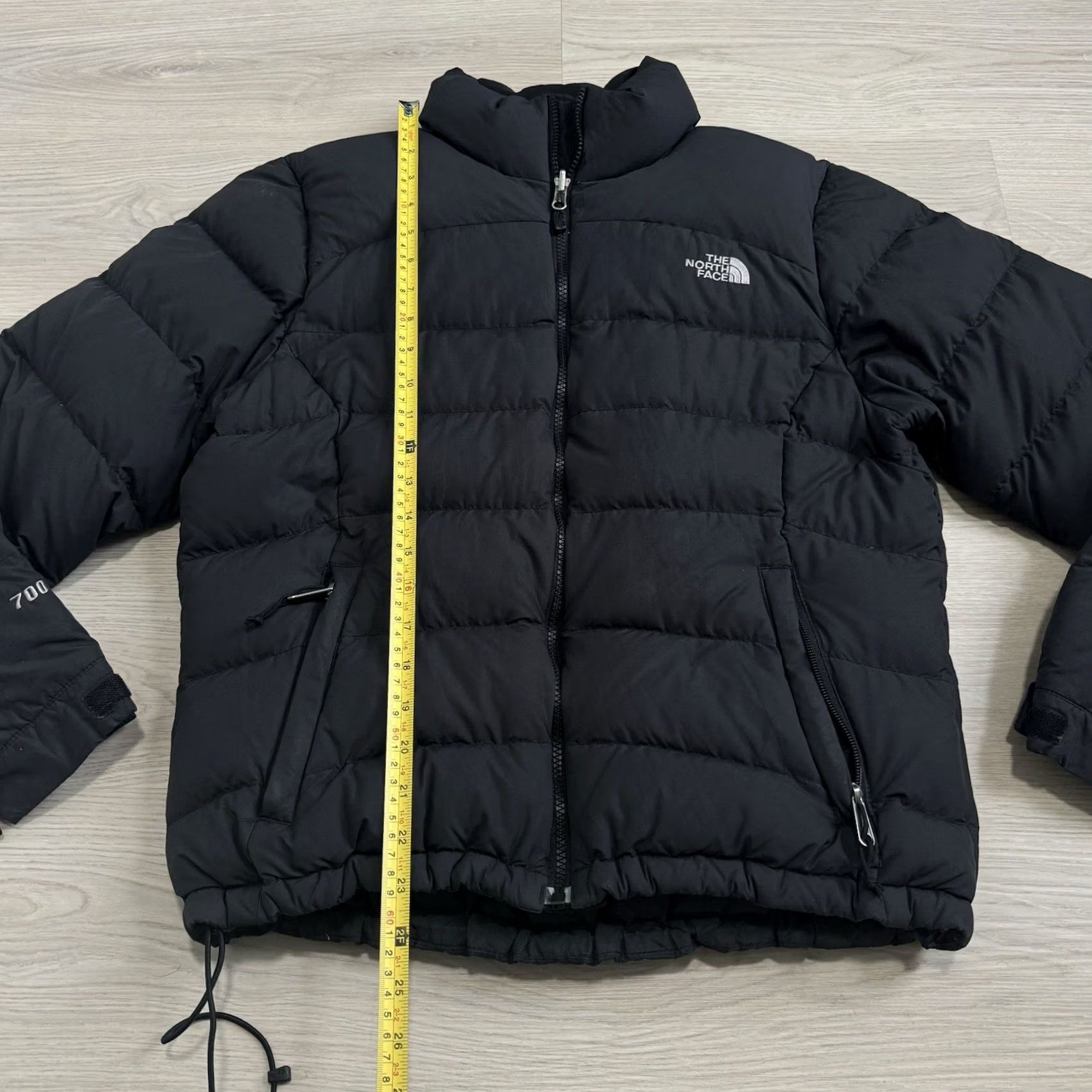 The North Face Vintage The North Face Womens Black Nuptse Down Jacket Puffer Coat Full Zip L Size L / US 10 / IT 46 - 3 Thumbnail