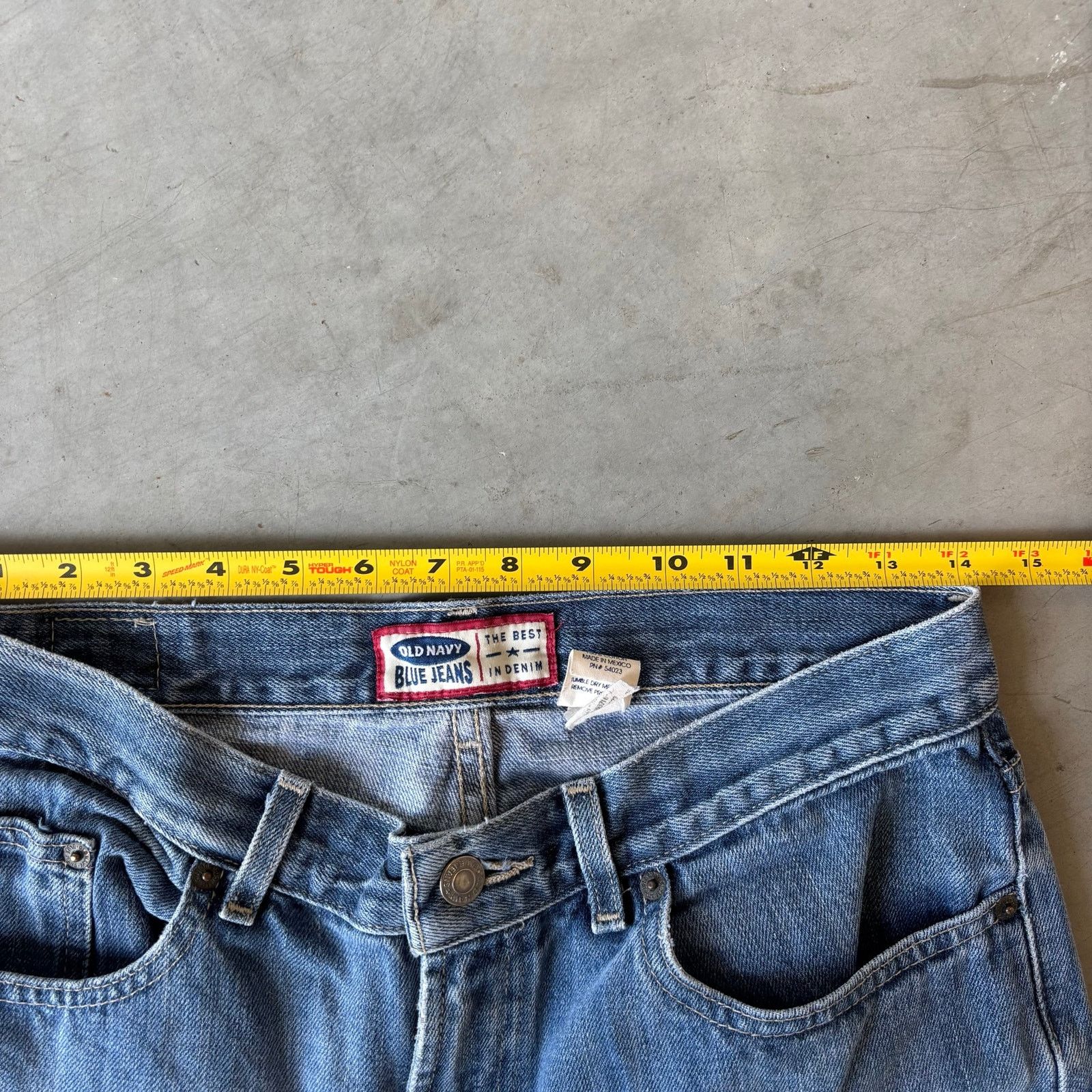 Vintage y2k faded bootcut flared distressed denim jeans Size US 28 / EU 44 - 2 Thumbnail