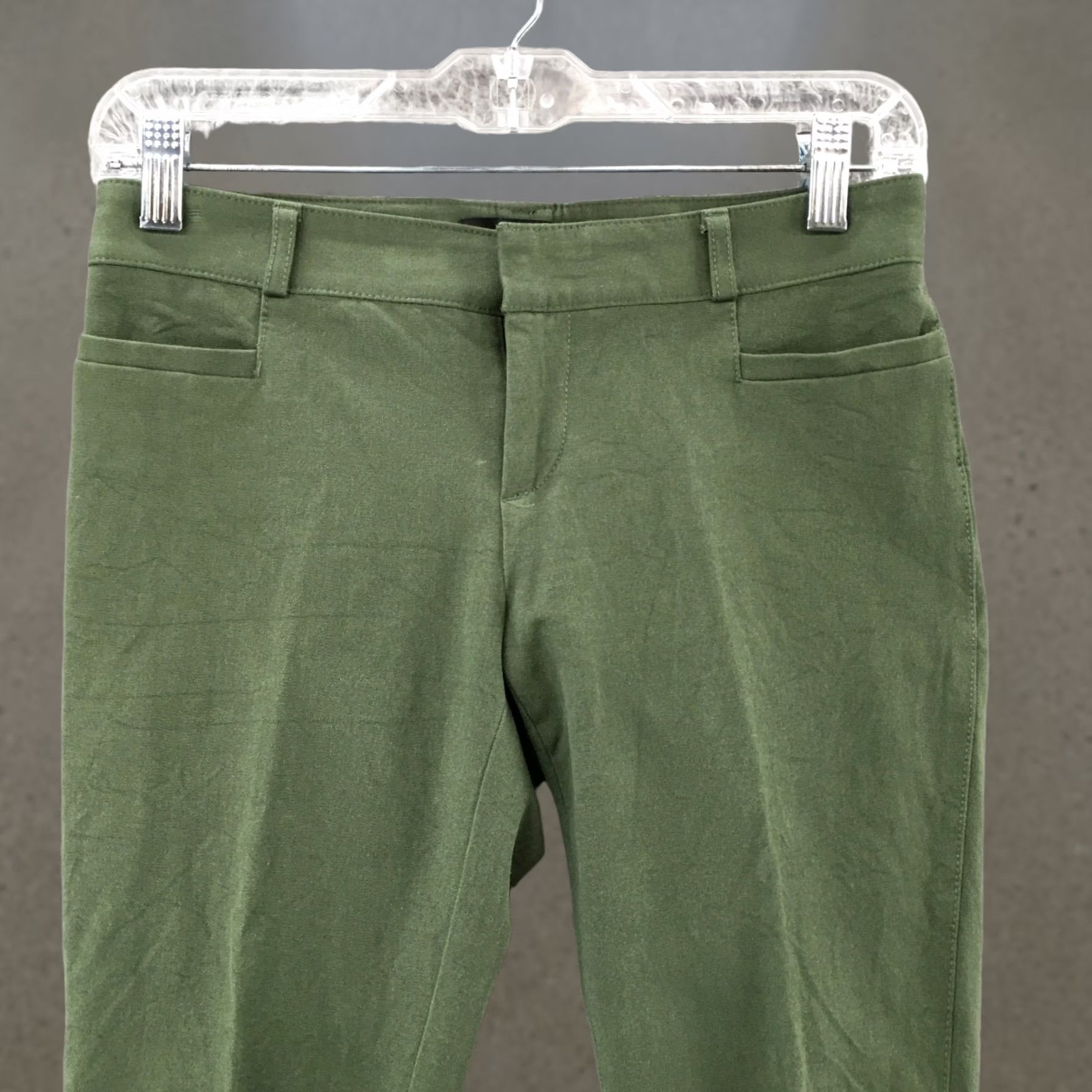 Banana Republic Banana Republic Chino Pants Womens Petite 00P Green Skinny Zip Fly Smooth Flat Front Casual Workwear Womens Size 24" / US 00 / IT 34 - 1 Thumbnail