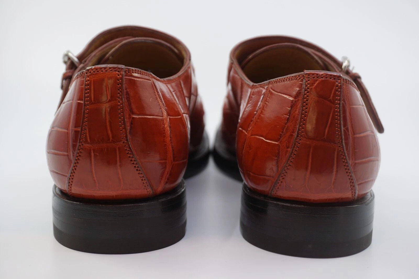 Gucci RARE Gucci Exotic Alligator Crocodile UK 7 US 7.5 Size US 7.5 / EU 40-41 - 5 Thumbnail