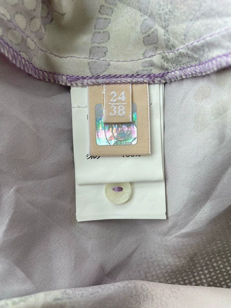 John Galliano John Galliano Vintage Girl Silk Shirt 2504-Nextarrow Size XS / US 0-2 / IT 36-38 - 9 Thumbnail