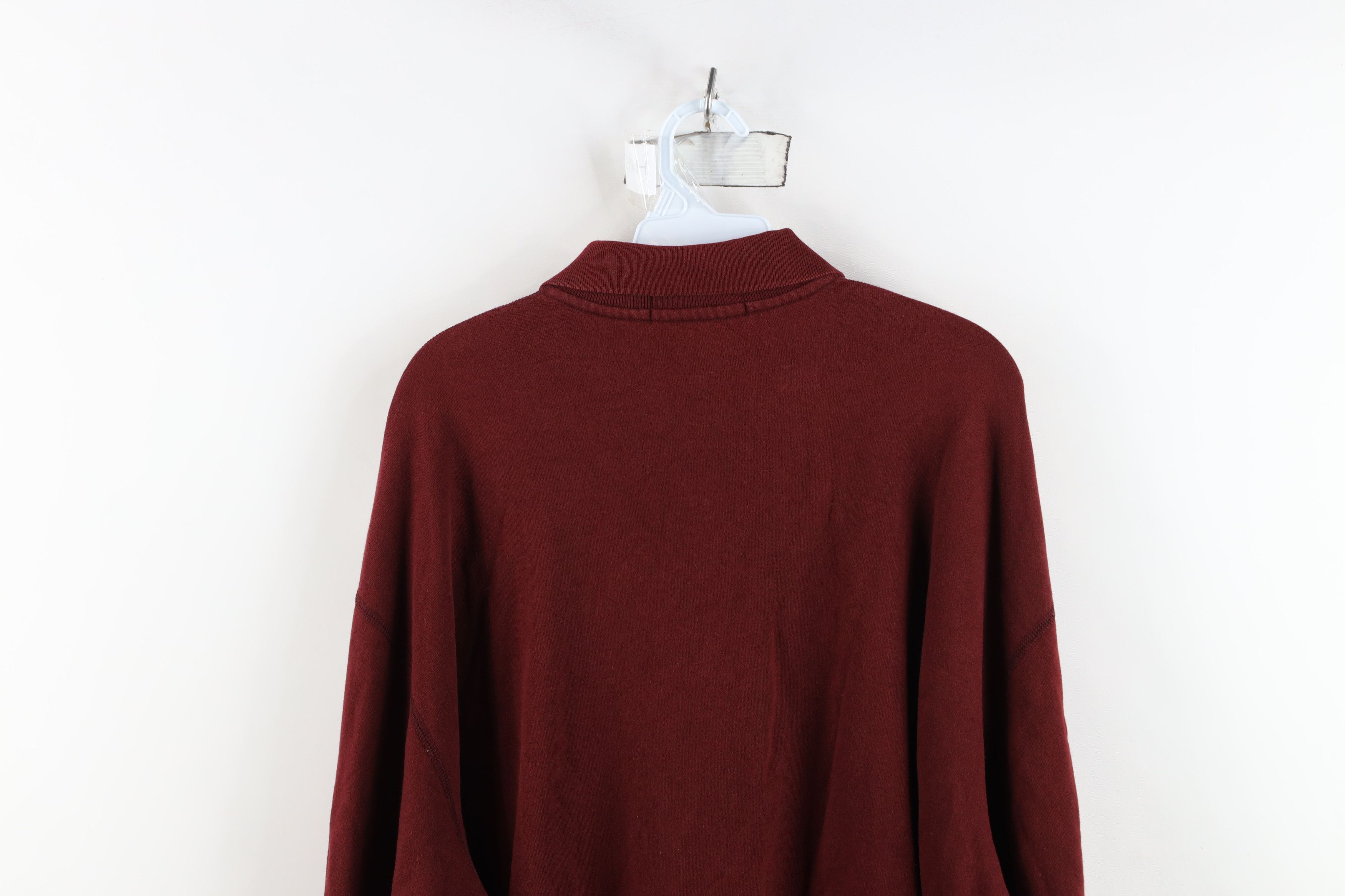 Polo Ralph Lauren Vintage 90s Ralph Lauren Collared Pullover Sweatshirt Red Size US L / EU 52-54 / 3 - 9 Thumbnail