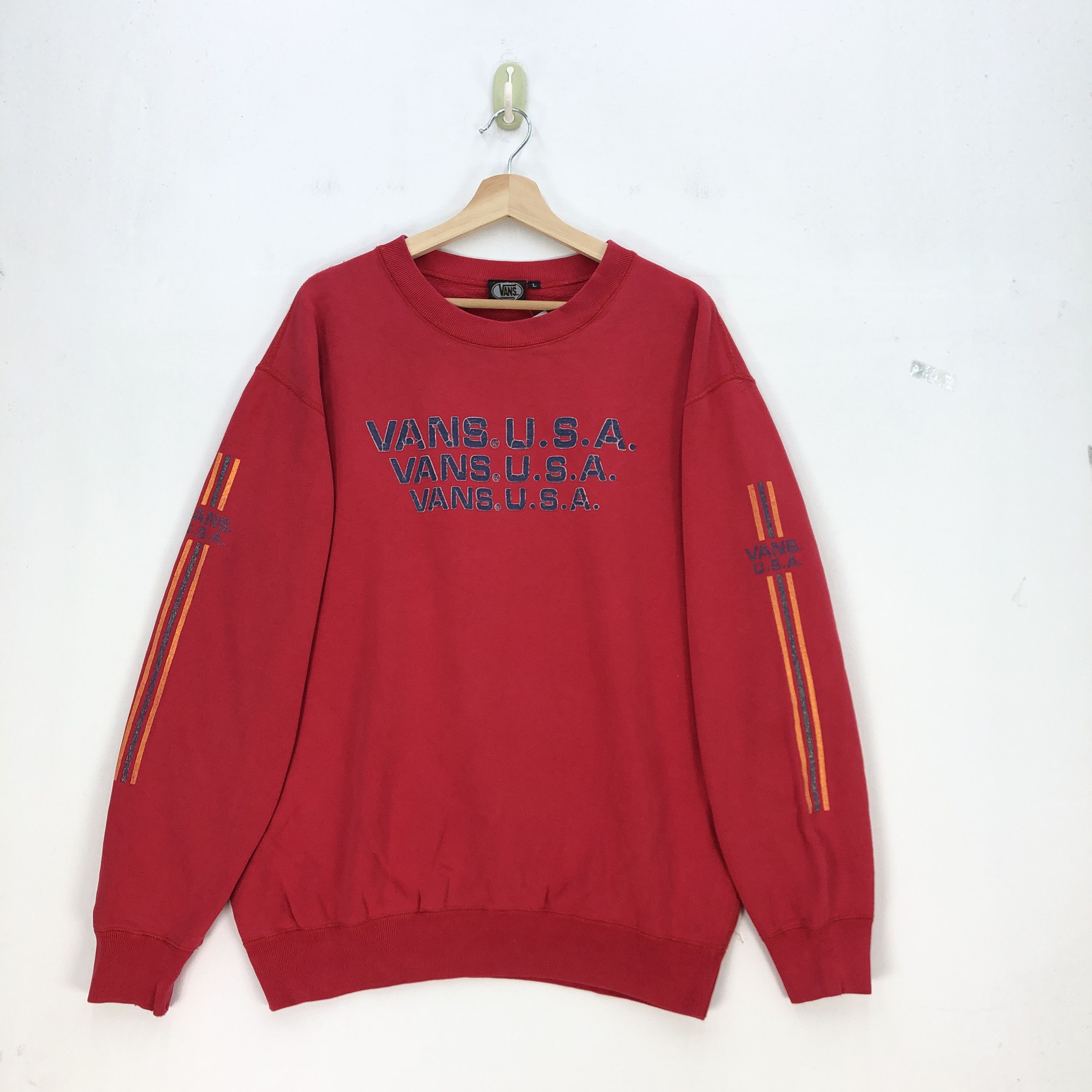 Sweatshirt Vans Red Jumper VANS Boys Graphic Sweatshirt Jumper 13