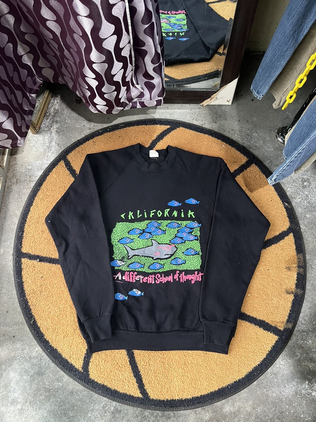 Fruit Of The Loom 🔥Vintage Fruit of The Loom California Crewneck Sweatshirt Size US M / EU 48-50 / 2 - 1 Thumbnail