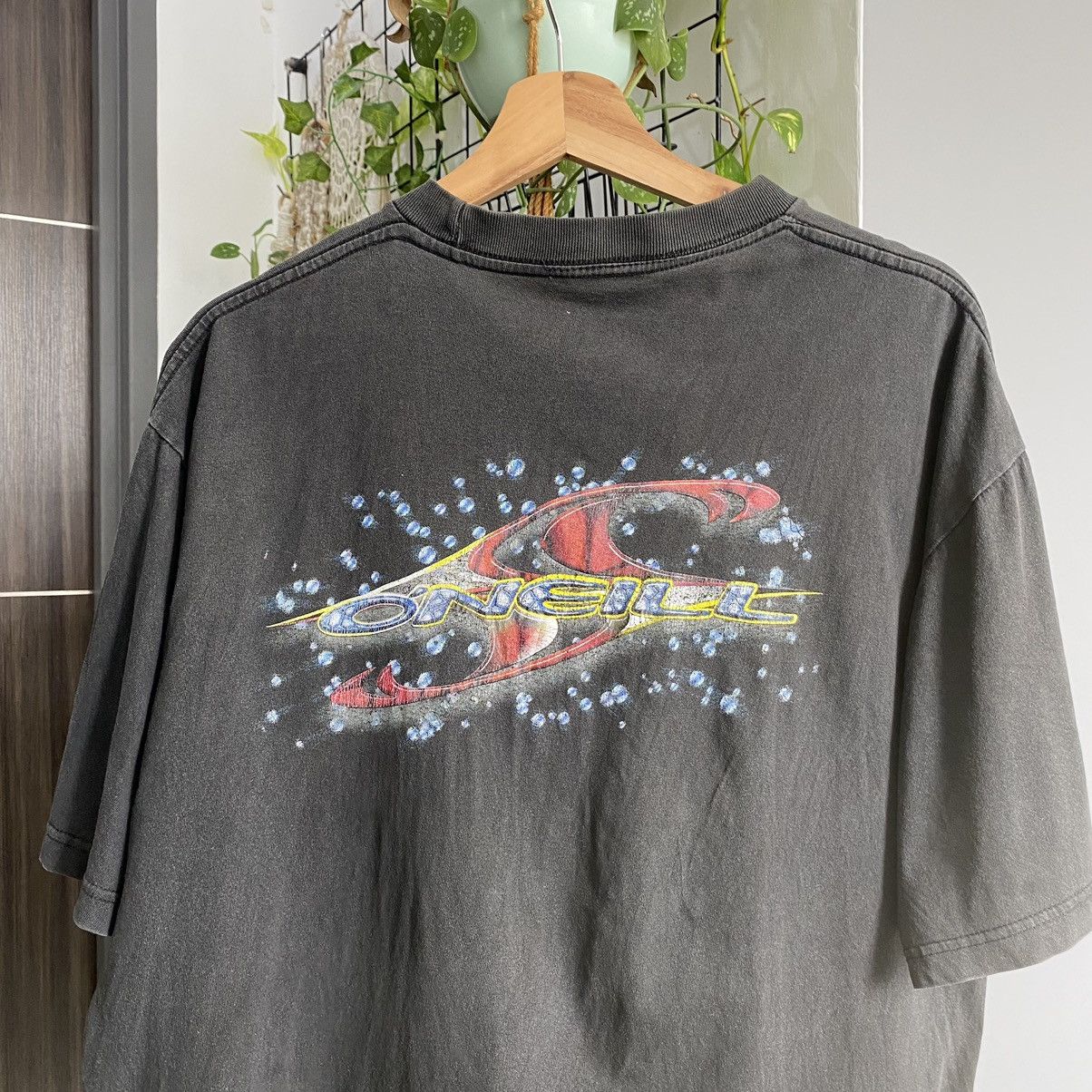 O'Neill Thrashed Faded Vintage 90s Oneill Surfboard ERD GRUNGE TEE Size US XL / EU 56 / 4 - 10 Thumbnail