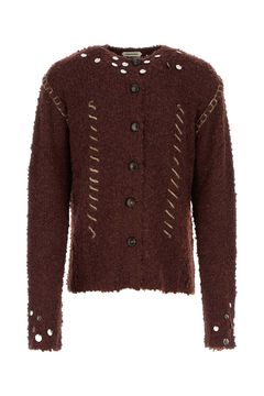 Namacheko Namacheko Klaus Mohair Cardigan AW21 multicolor ocre