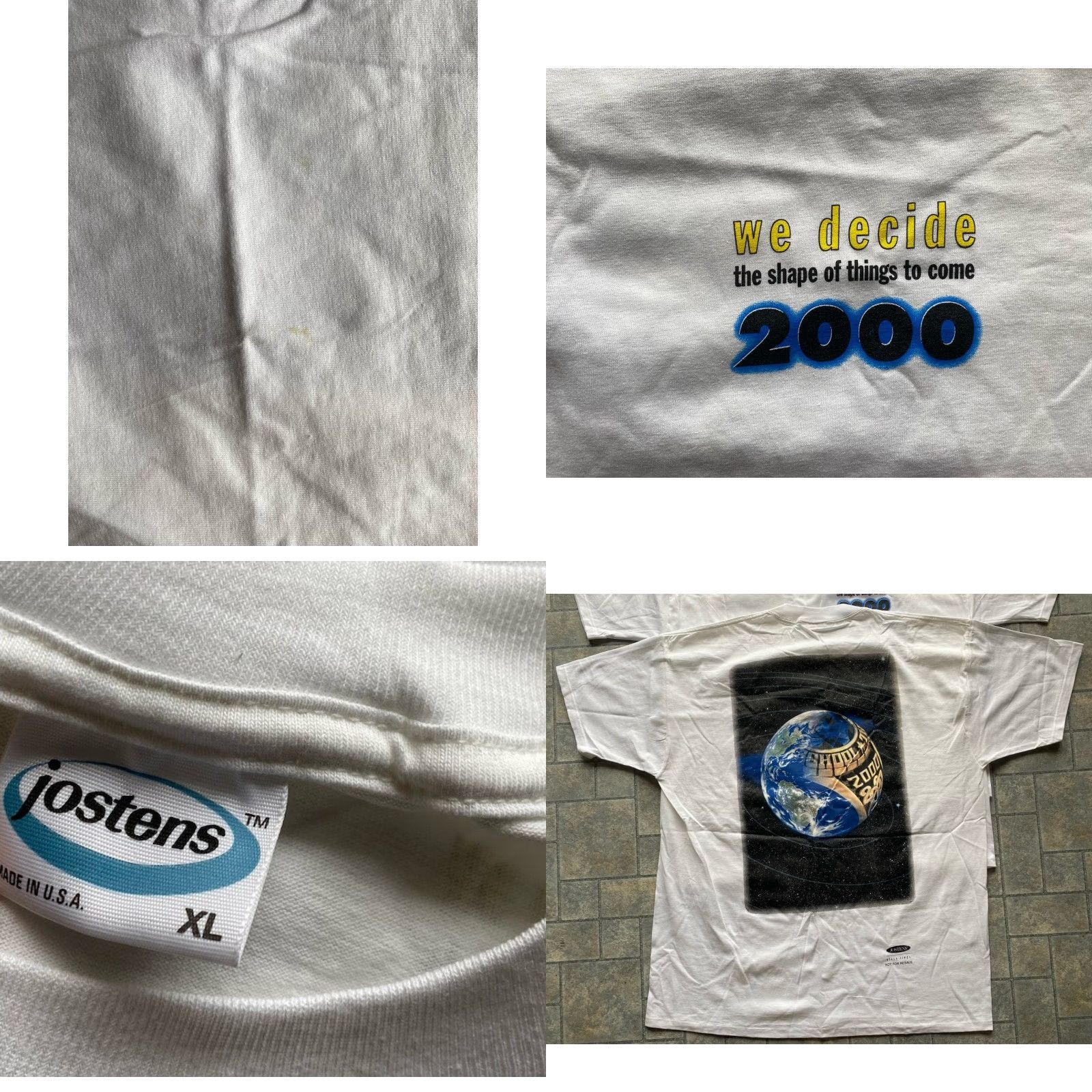 Vintage VINTAGE Y2K 2000 CLASS RING SHIRTS Men’s XL World Globe Jostens Jerzees Lot Of 4 Size US XL / EU 56 / 4 - 8 Thumbnail