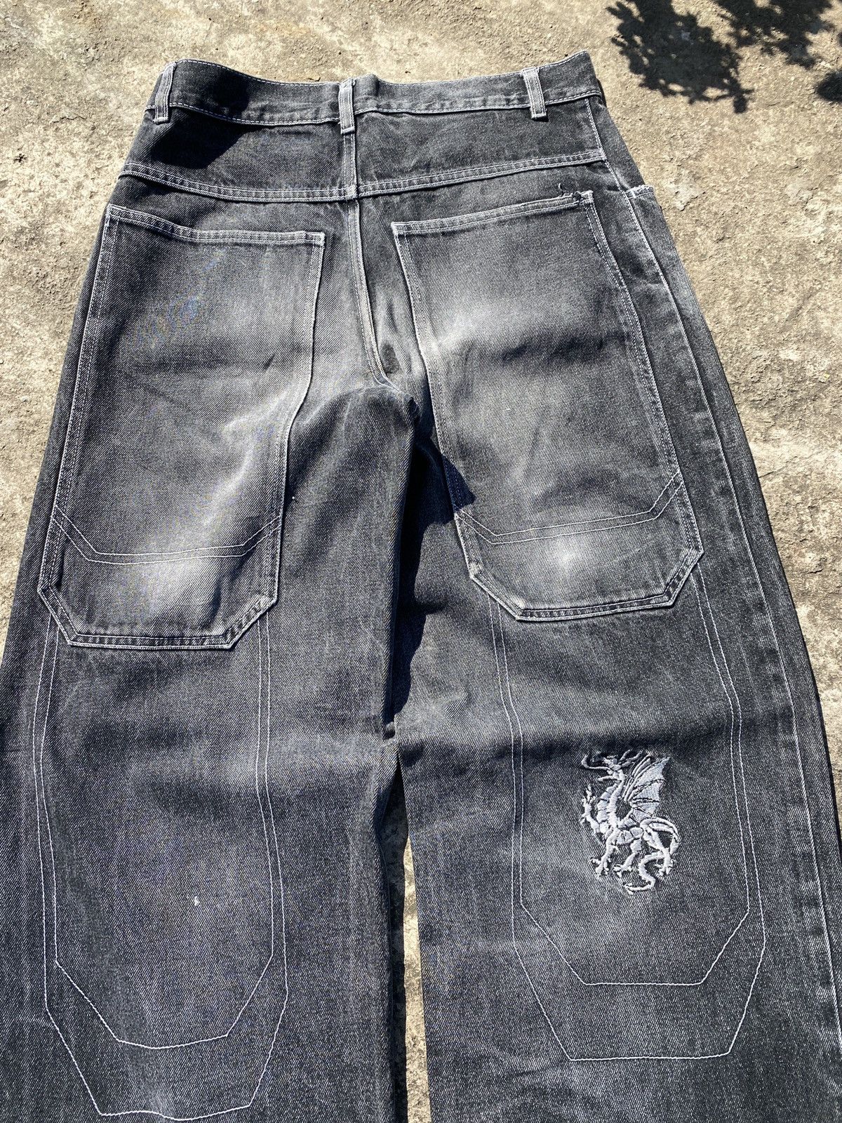 JNCO Y2K dragon Denim Size US 29 - 3 Thumbnail