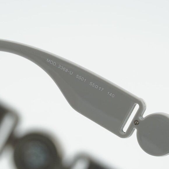 Versace Versace VE3368U 5501 Eyeglasses Light Grey 55mm Square Frame Size ONE SIZE - 6 Thumbnail