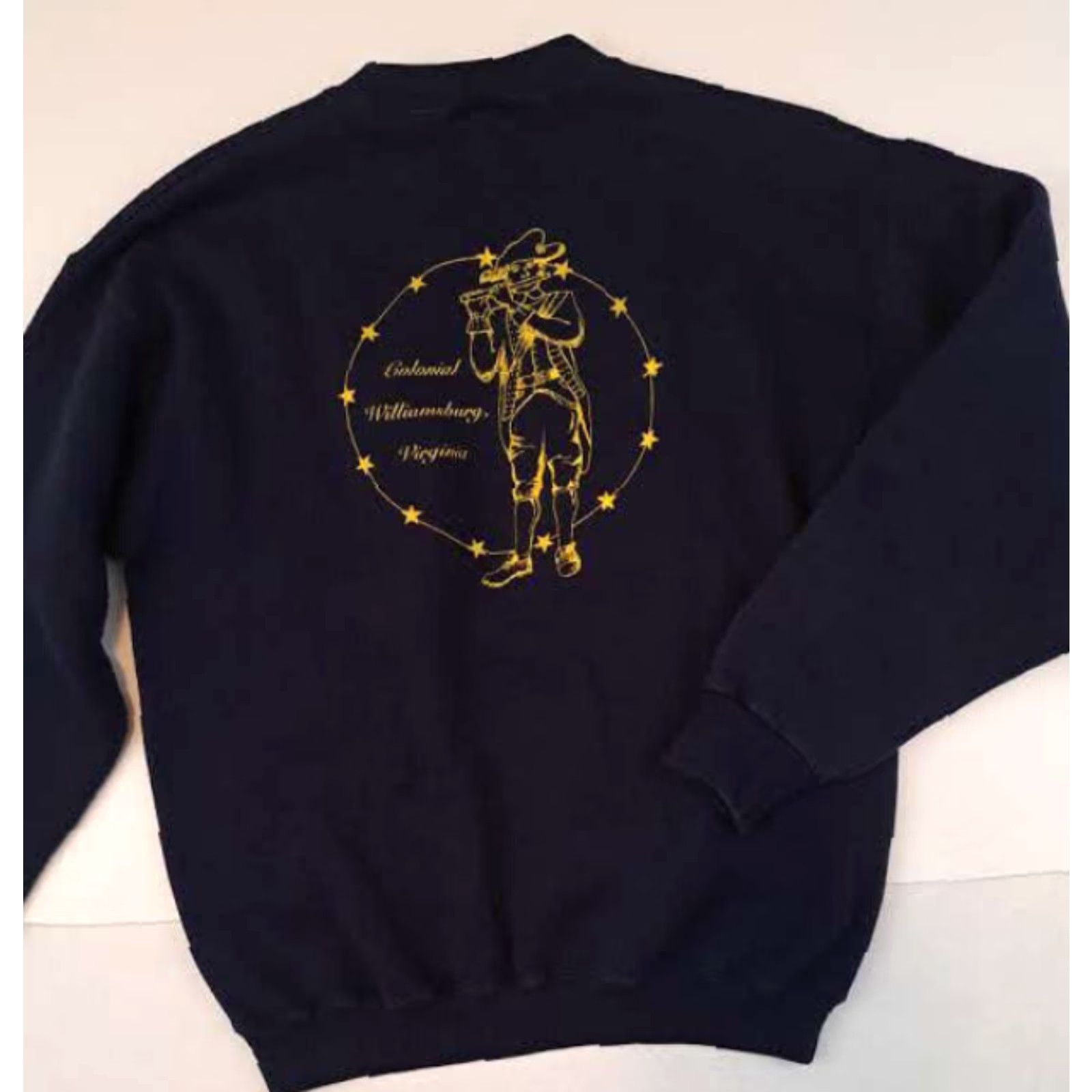 Tultex VINTAGE Tultex Sweatshirt Embroidered Photographic Society of America USA Crew Neck Long Sleeve M Blue Unisex Adults Size US M / EU 48-50 / 2 - 5 Thumbnail