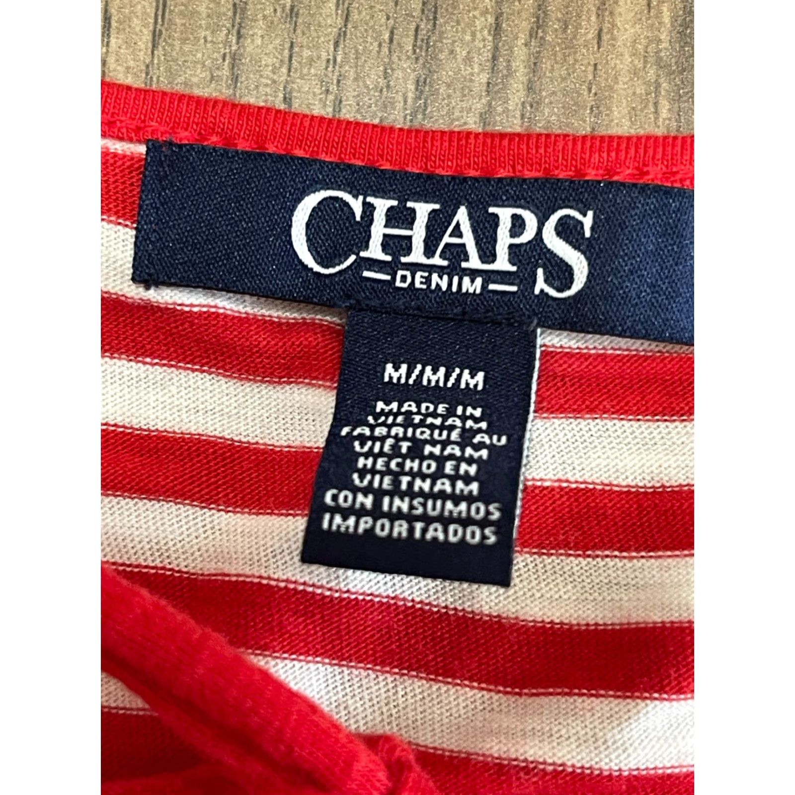 Chaps Chaps Shirt Women's Medium Red White Striped Lace Up Shirt Womens M Red White Striped Lace Up Modern Casual Vintage: No (note: cannot add extra info) Size M / US 6-8 / IT 42-44 - 6 Thumbnail