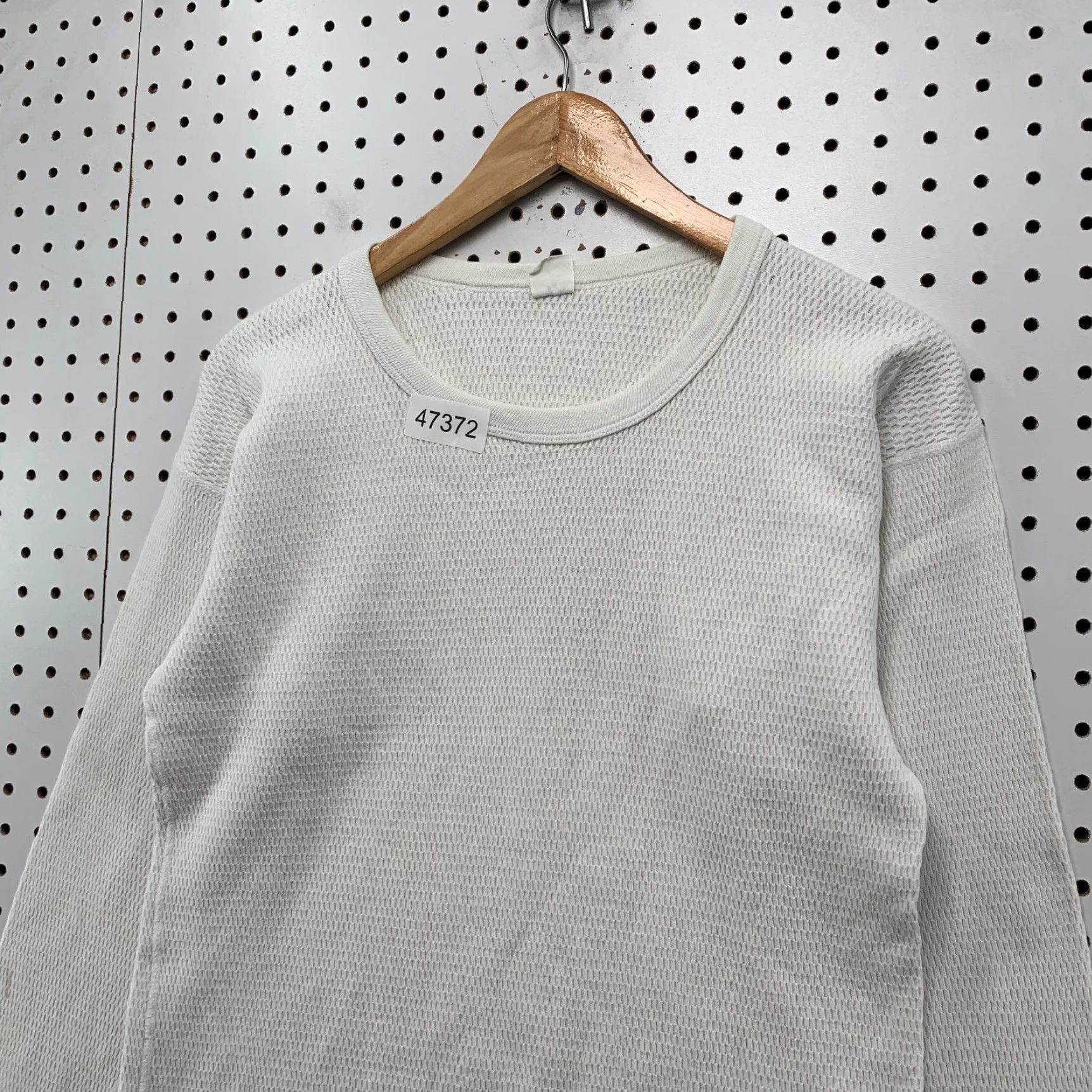 Vintage Wright's Thermal Shirt Mens M White Long Sleeve USA VINTAGE Size US M / EU 48-50 / 2 - 6 Thumbnail