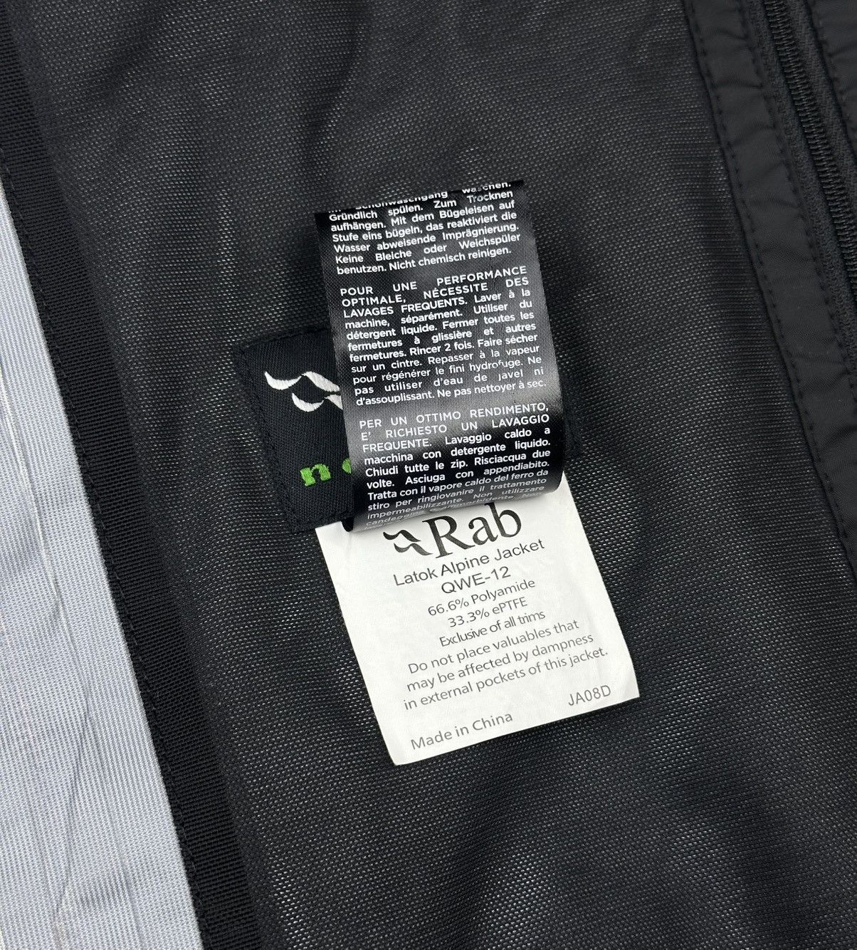 Rab Rab Latok Alpine Event Waterproof Rain Coat Jacket Size L Size US L / EU 52-54 / 3 - 19 Thumbnail