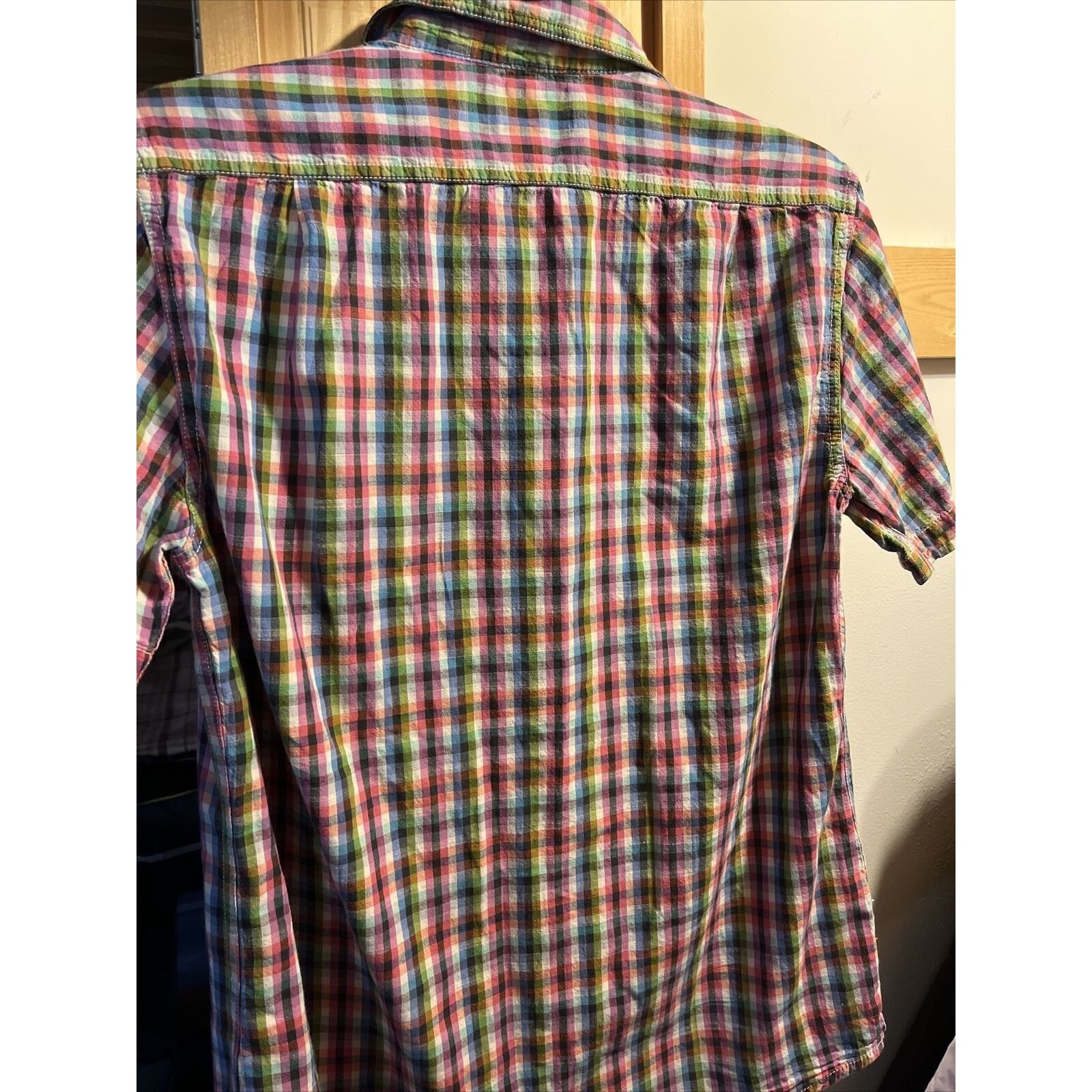 Cremieux Cremieux Men’s M Colored Check Button Cotton Slim Fit Shirt Size US M / EU 48-50 / 2 - 10 Thumbnail