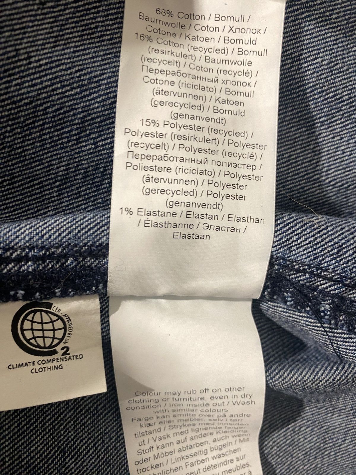 Ganni GANNI Denim Jacket – Scandinavian Designer Size M / US 6-8 / IT 42-44 - 8 Thumbnail