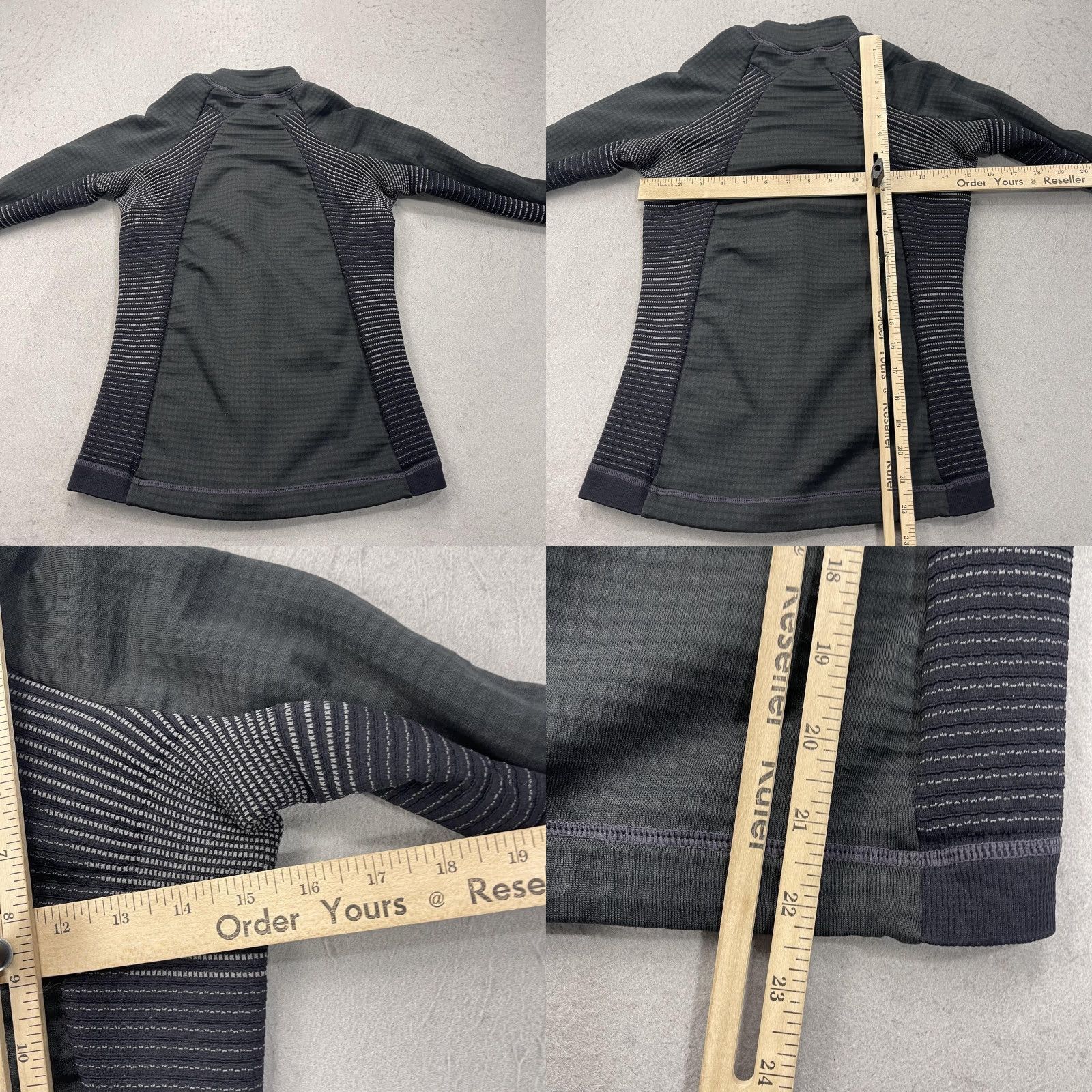 Dainese Dainese Womens XS Gray HP1 Mid Full Zip Tecnostretch Ski Jacket Midlayer Fleece Size XS / US 0-2 / IT 36-38 - 8 Thumbnail