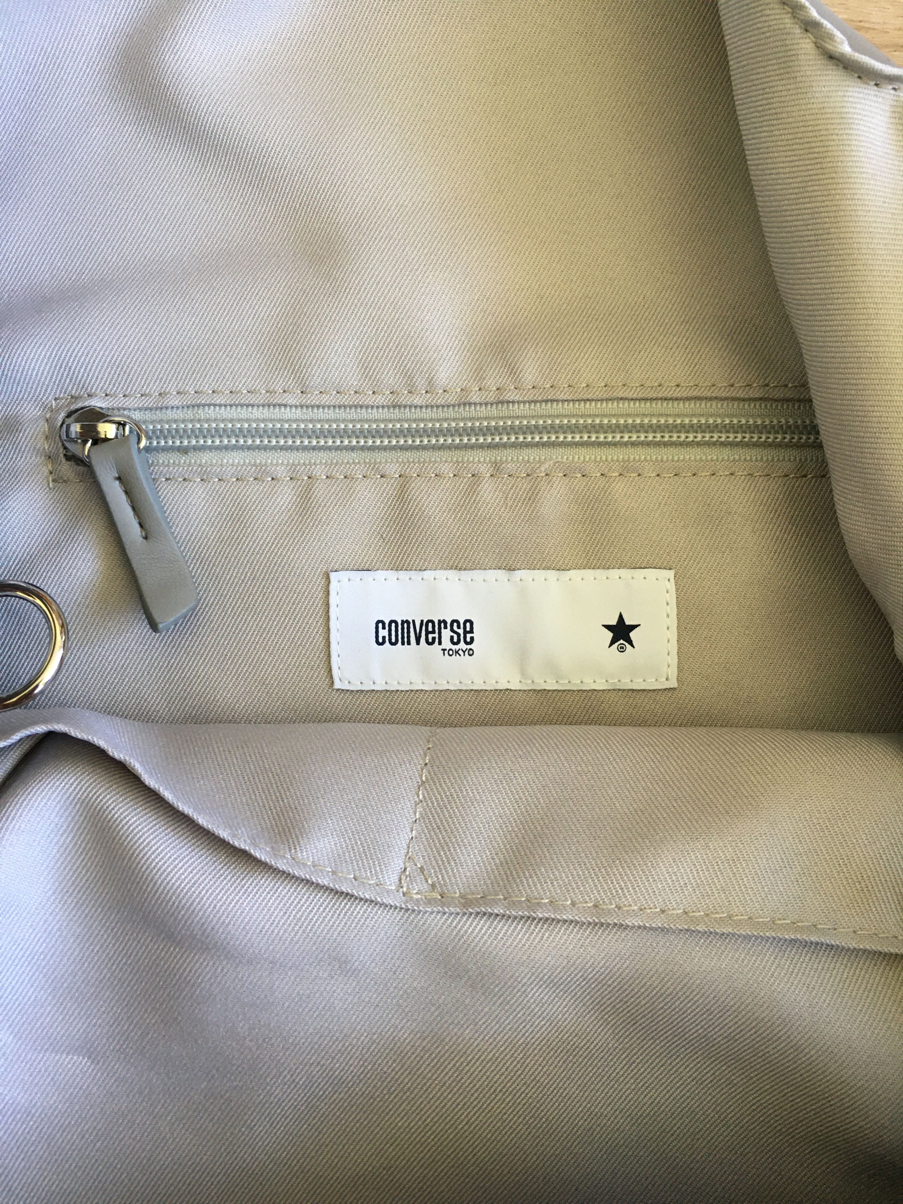 Converse 🇯🇵CONVERSE TOKYO FAKE-LEATHER 2WAY SHOPPING BAG Size ONE SIZE - 14 Thumbnail