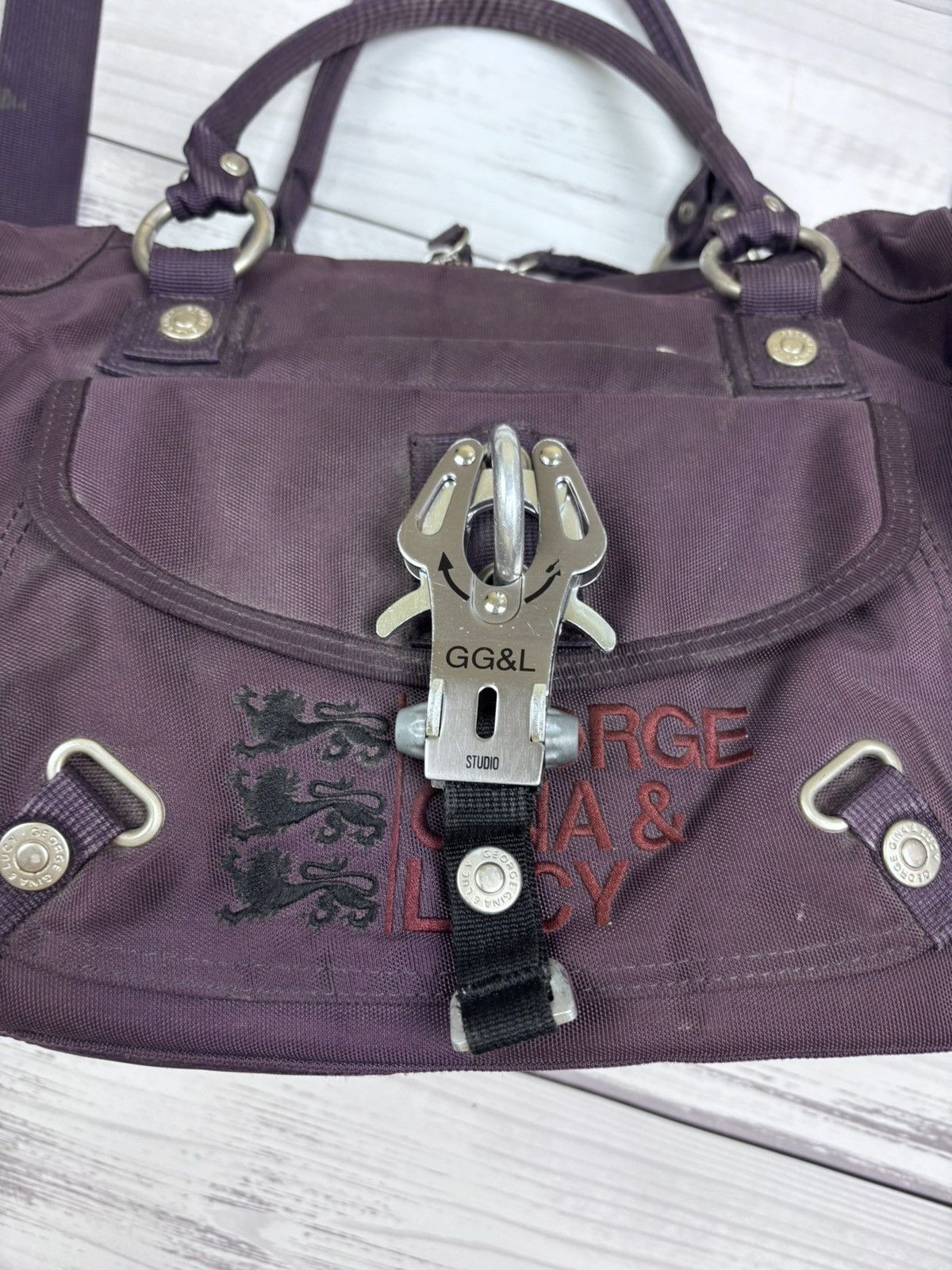Japanese Brand Vintage GGL Big Gil bag 90s Size ONE SIZE - 3 Thumbnail