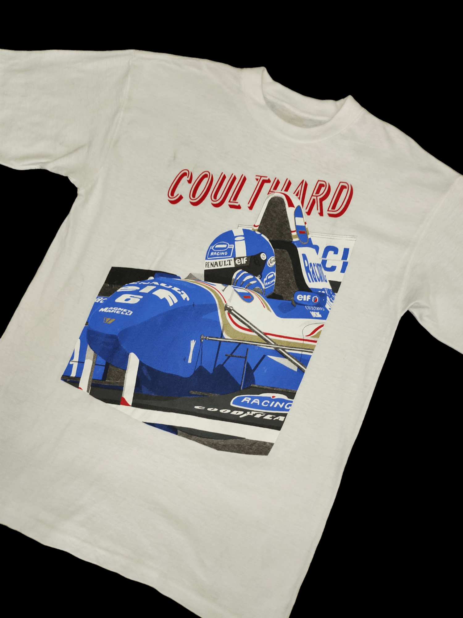 Ferrari Vintage 90s Formula 1 Renault Elf Racing Team T-Shirt Size US M / EU 48-50 / 2 - 1 Thumbnail