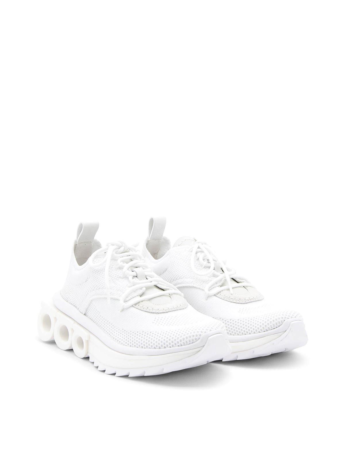 Salvatore Ferragamo o1s1rm0625 Low-Top Sneakers in White Size US 9 / EU 42 - 2 Thumbnail