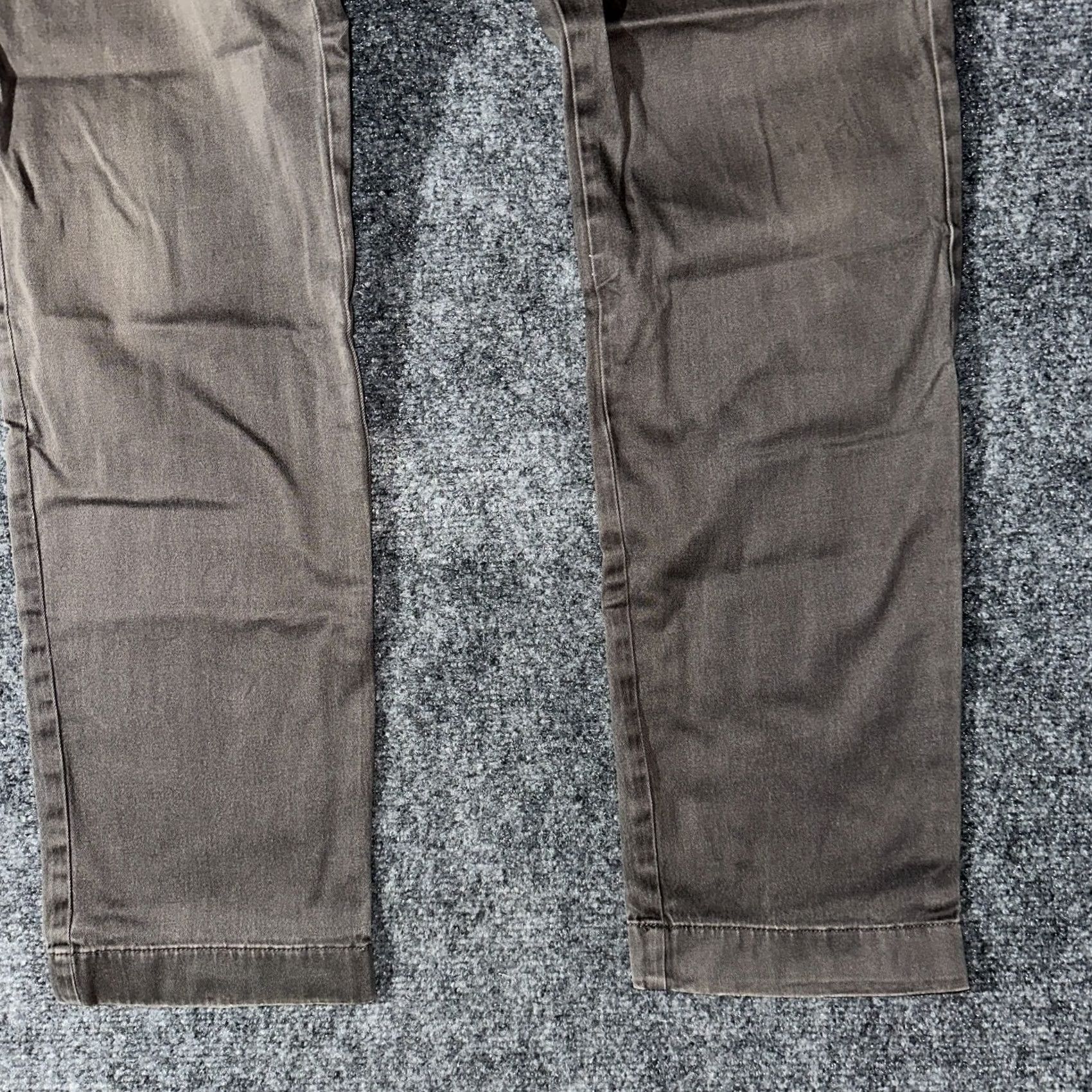 J.Crew J.CREW Pants Mens 33 Stretch Chino Brown Cotton Straight Leg Pockets Size US 33 - 2 Thumbnail