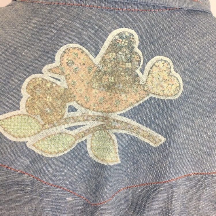 Other Vtg JcPenney BiG MaC Blue Thin CHAMBRAY 50/50 shirt Size US XL / EU 56 / 4 - 10 Thumbnail