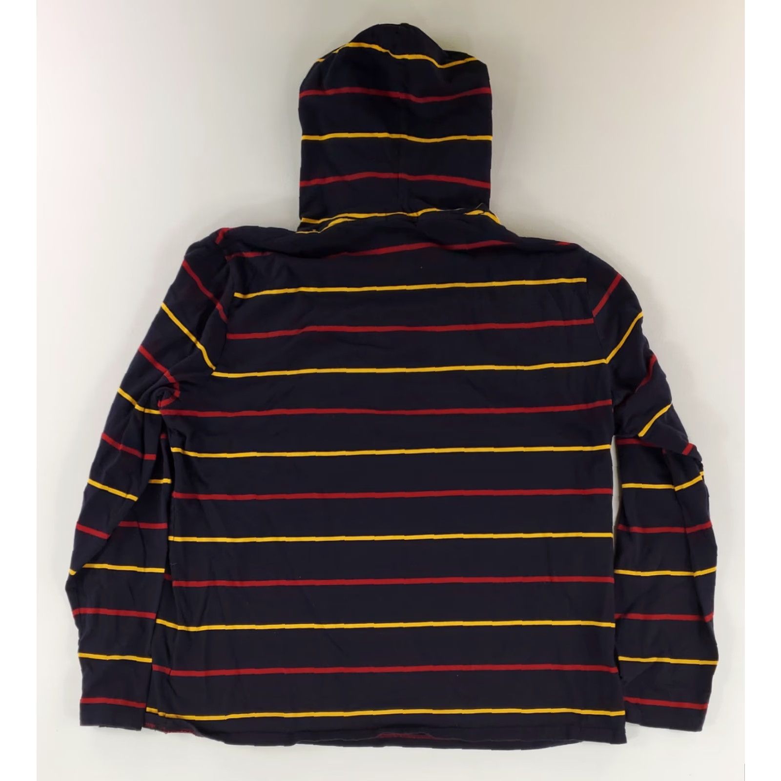 Polo Ralph Lauren Polo Ralph Lauren Hoodie Mens XL Lightweight Navy Blue Striped Red Yellow Pullover Blue Polo Ralph Lauren Hoodie XL Mens Size US XL / EU 56 / 4 - 4 Thumbnail