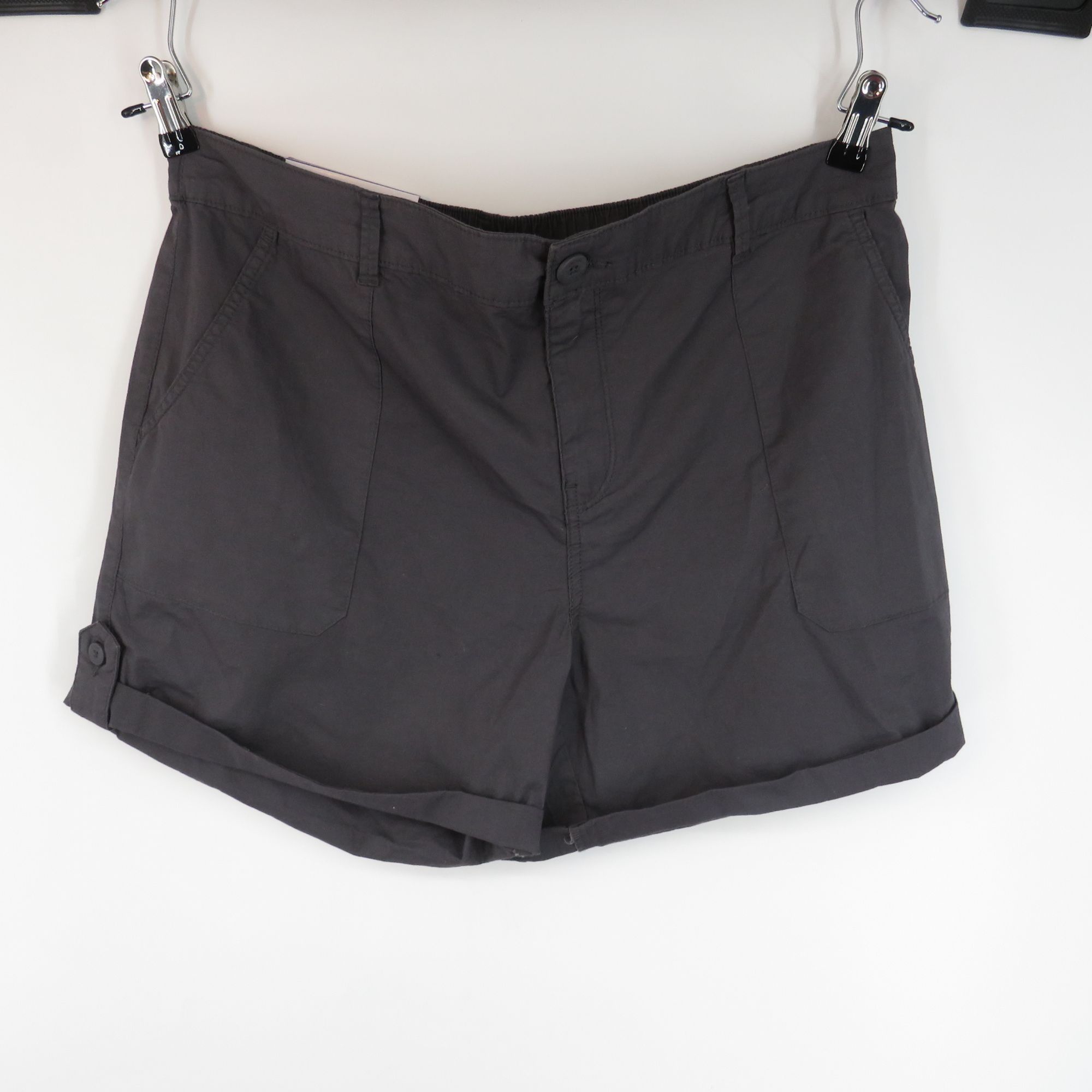 Sanctuary Social Standard Women's Washed Black Hero Utility Shorts XXL Size 35" - 3 Thumbnail