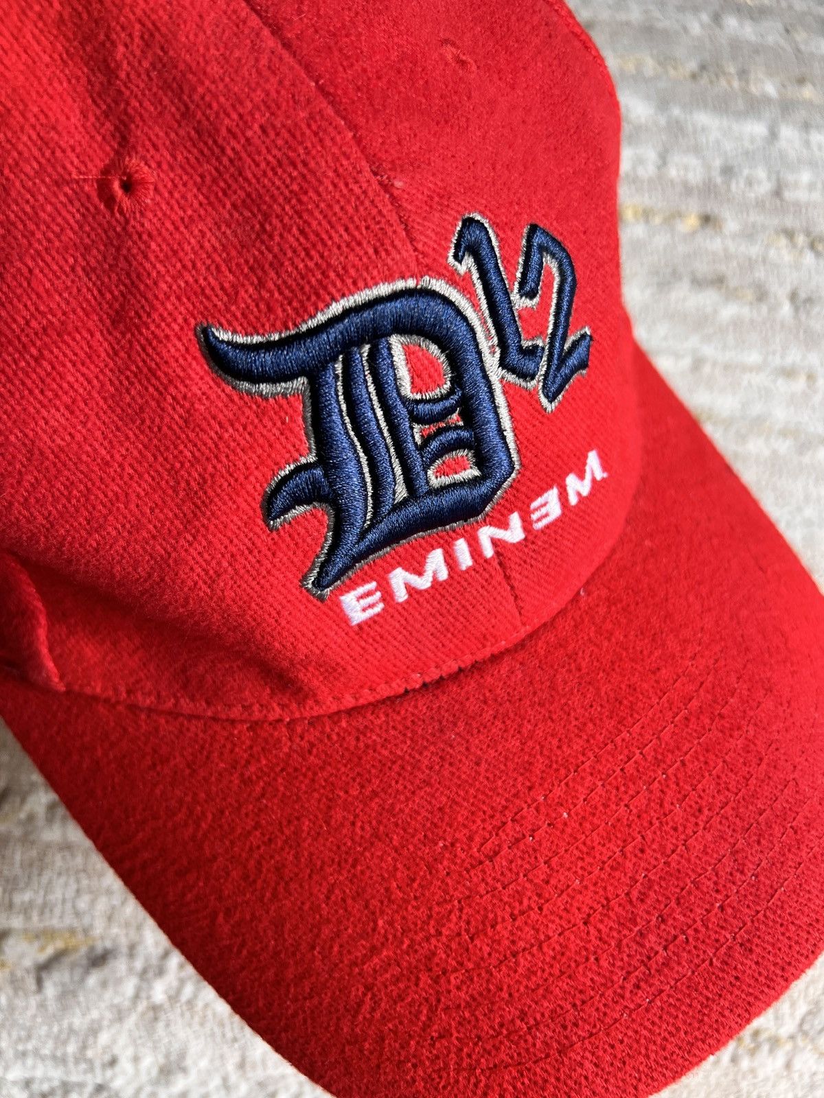Eminem × Vintage NOS Y2k Eminem D12 Flexible Fit Cap Size ONE SIZE - 3 Thumbnail