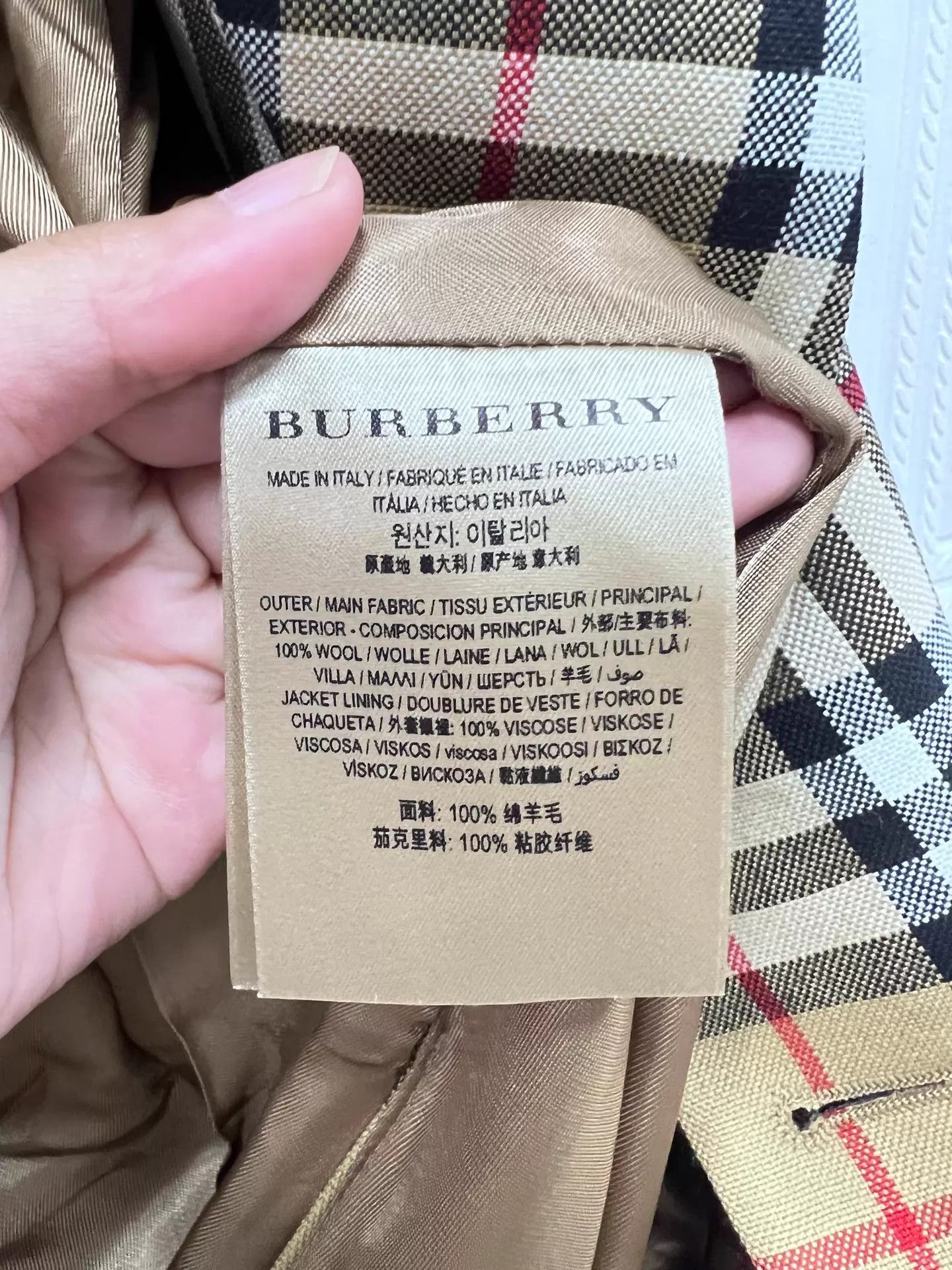 Burberry Burberry x Vivienne Westwood Wool Check Blazer 36 NWT Size S / US 4 / IT 40 - 6 Thumbnail