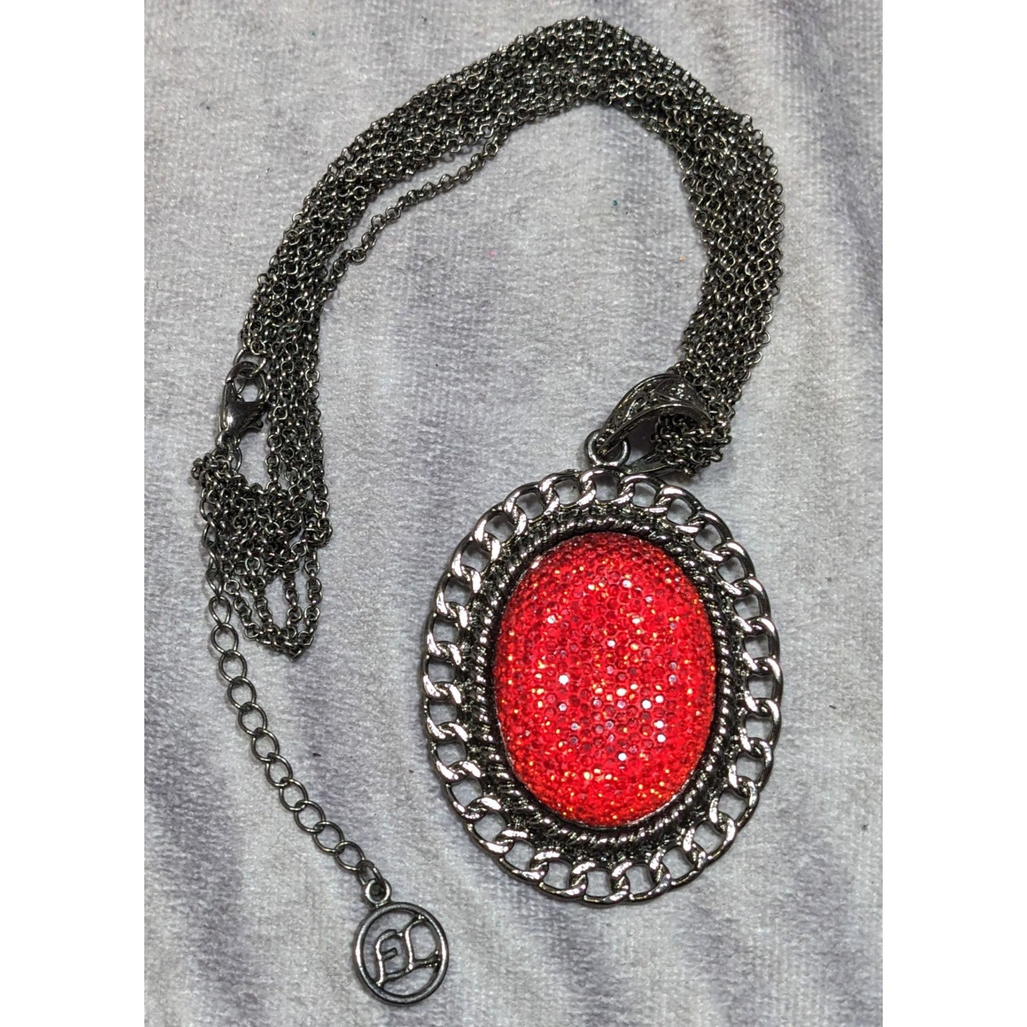 Other Erica Lyons Gothic Vampire Jelly Cabochon Pendant Necklace Size ONE SIZE - 5 Thumbnail