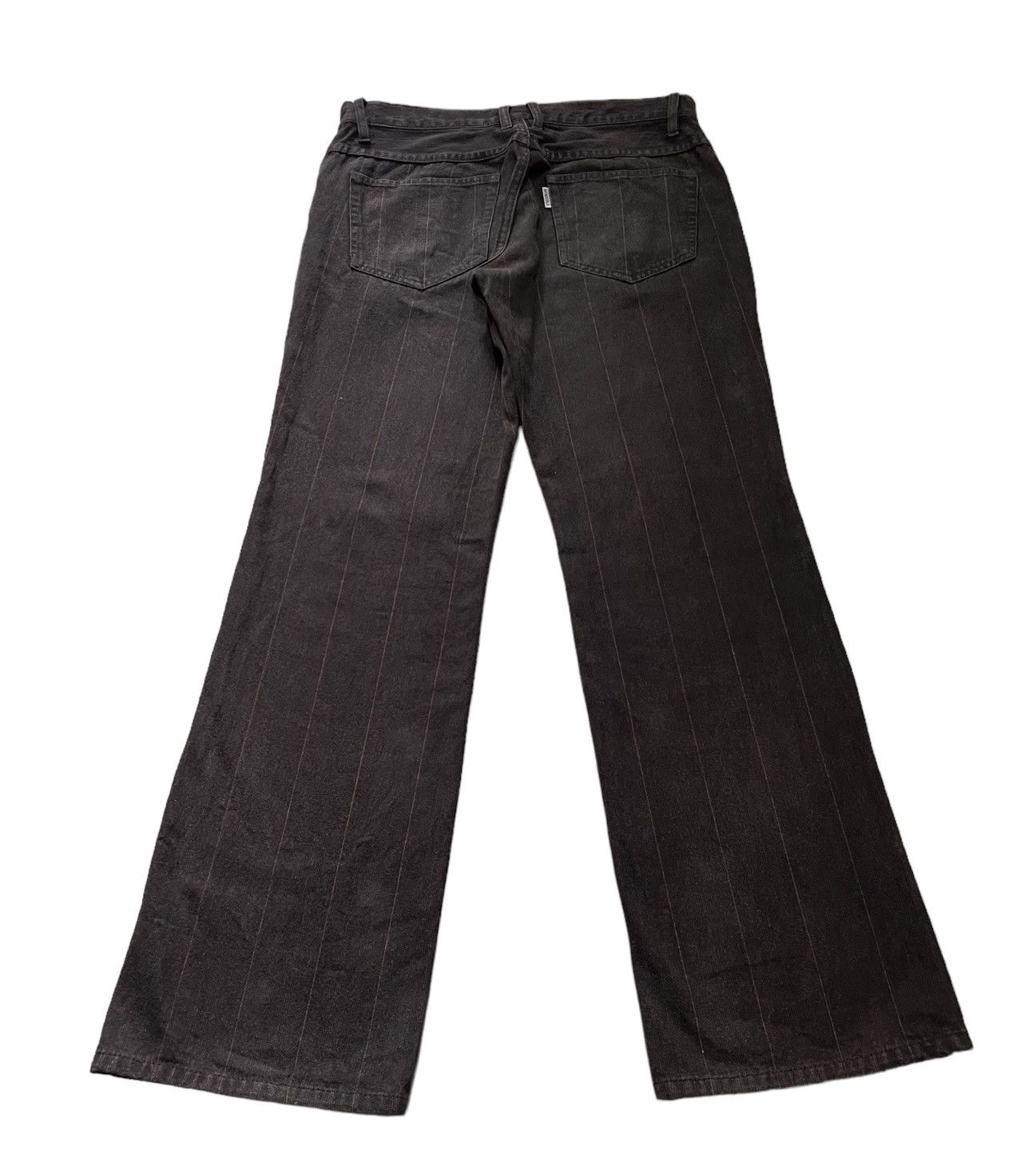 Tornado Mart Japanese Nicole Monsieur dark brown orange stripe baggy Size US 30 / EU 46 - 9 Thumbnail