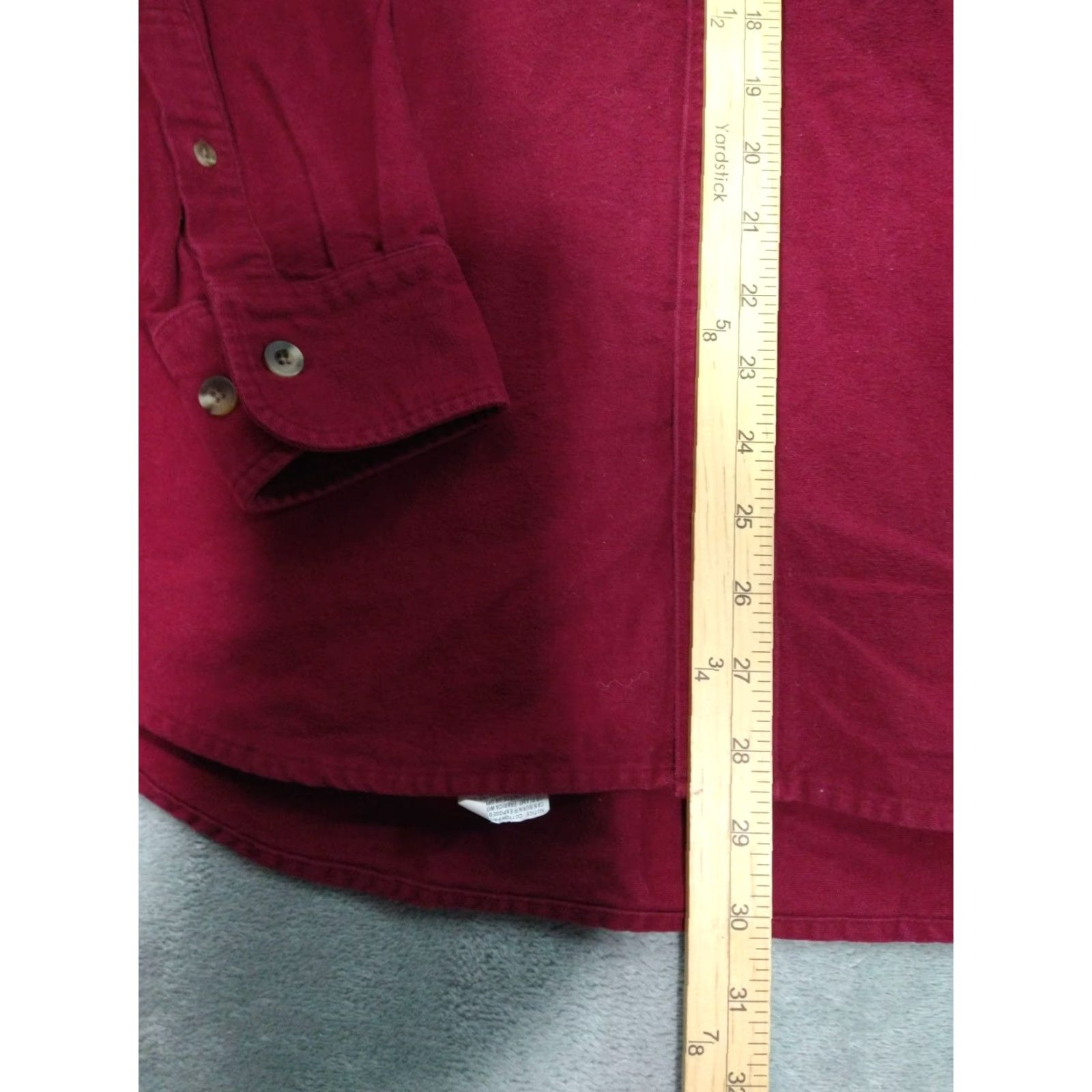 Vintage Cabela's Shirt Mens M Red Chamois Long Sleeve Button-Up Cotton Outdoor Casual Workwear Size US M / EU 48-50 / 2 - 4 Thumbnail