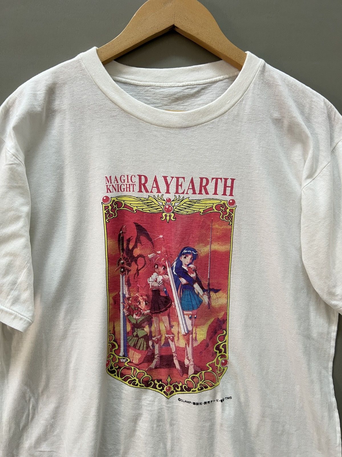 Anime Vintage 90s Magic Knight Rayearth Anime Tee Size US M / EU 48-50 / 2 - 2 Thumbnail
