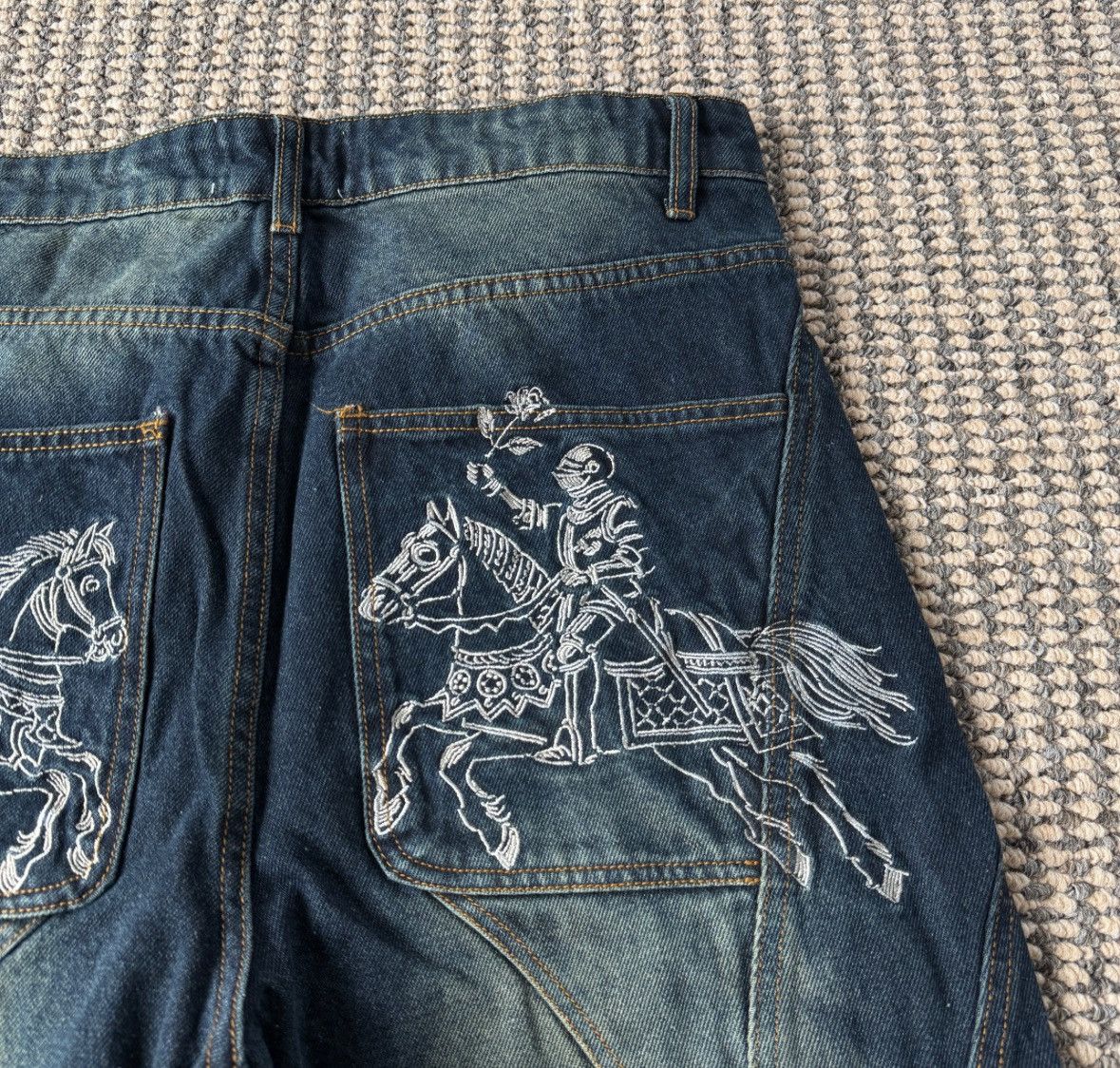 Other Vescart denim embroiled Armor jeans S Size 26" / US 2 / IT 38 - 4 Thumbnail
