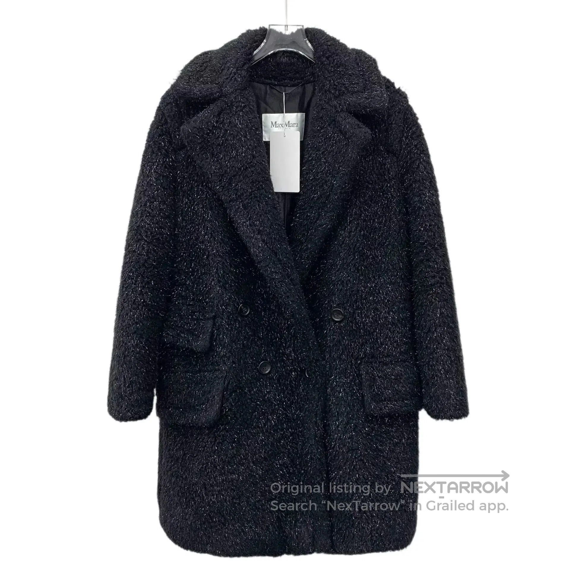 Other maxmara black double-breasted wool coat. Size US S / EU 44-46 / 1 - 1 Thumbnail